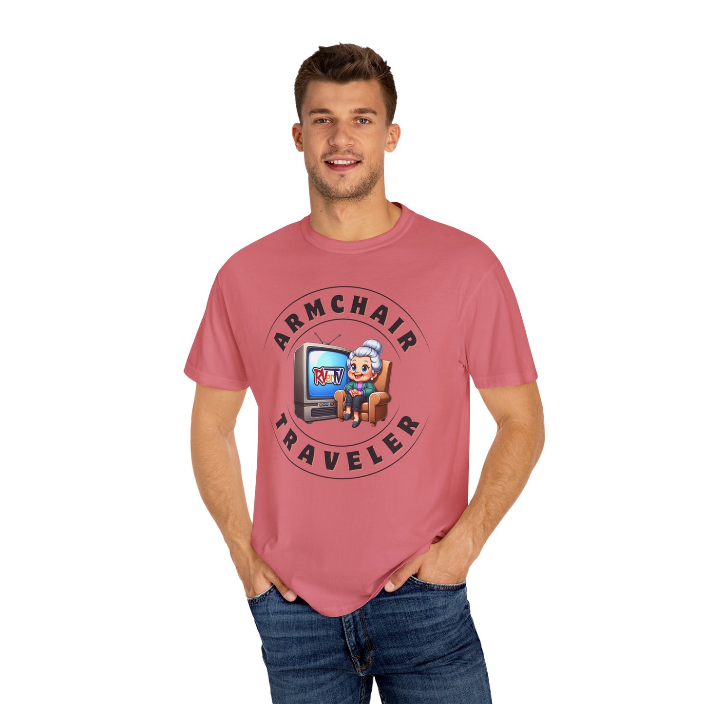 Armchair Traveler Grannie - T-shirt (new design)