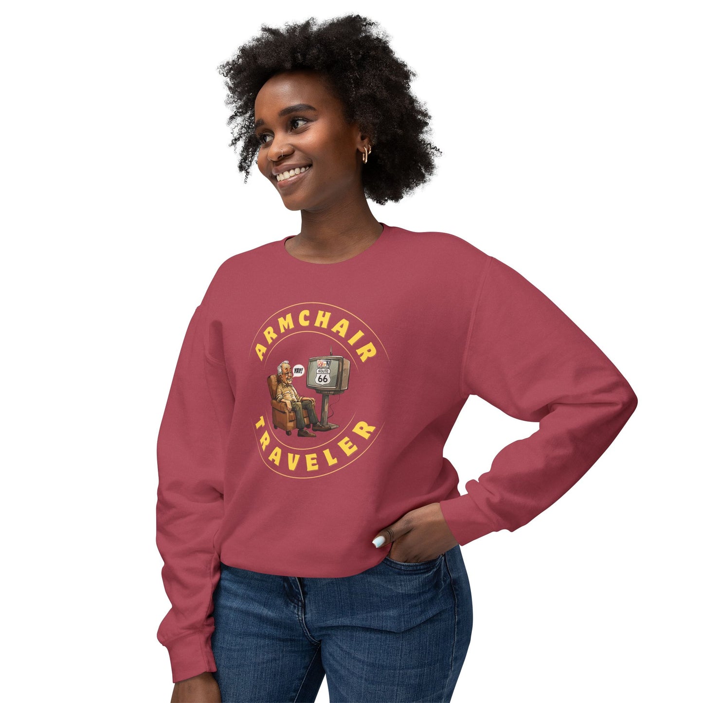 Armchair Traveler Grandpa - Sweatshirt (new design)