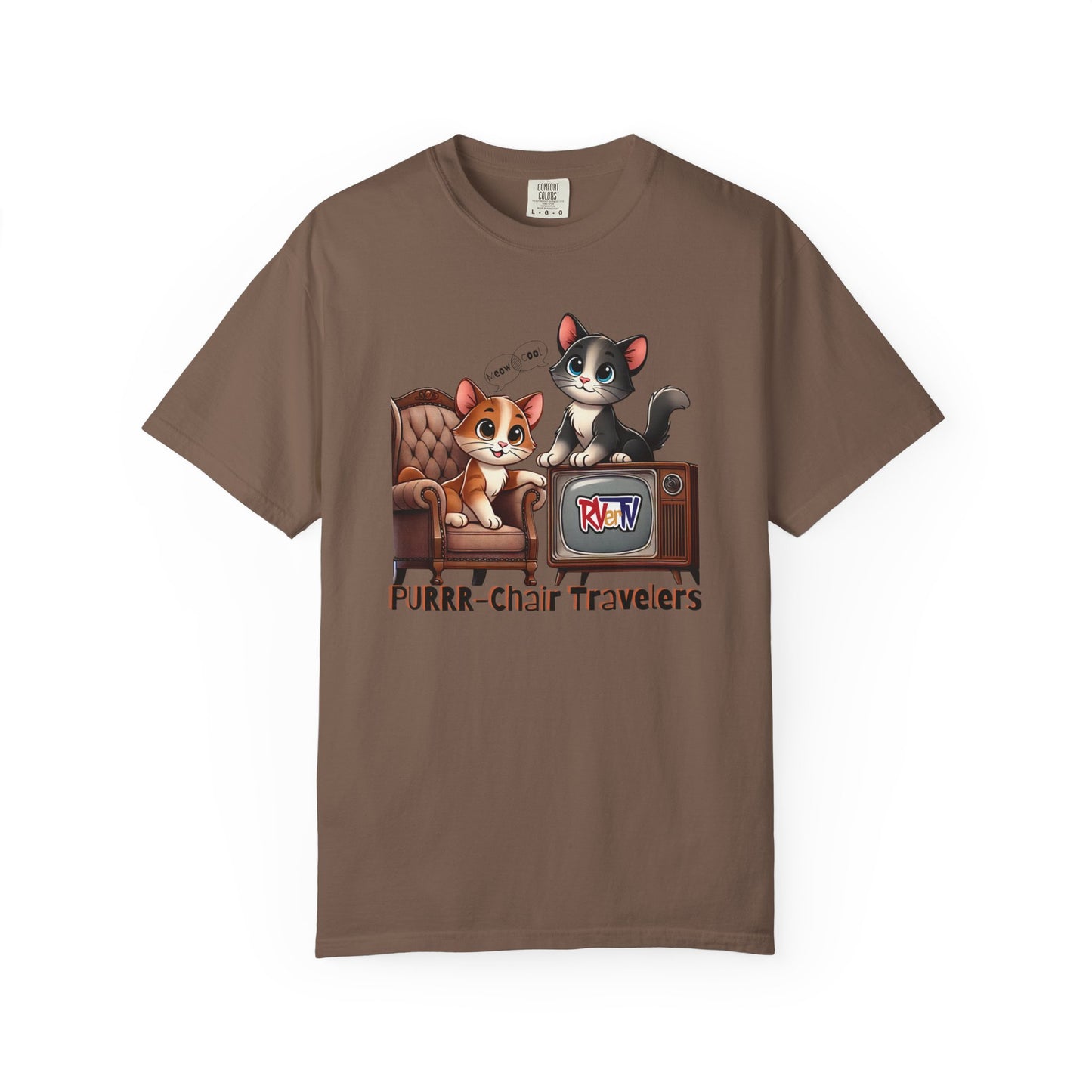 Purrr-Chair Travelers - T-shirt (original design)