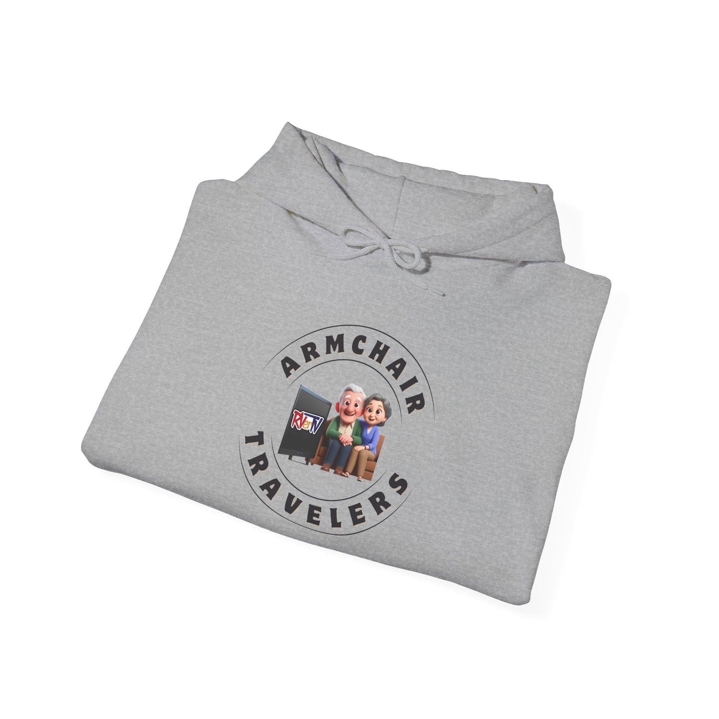 Armchair Travelers Couple - Sweatshirt Hoodie (new design)