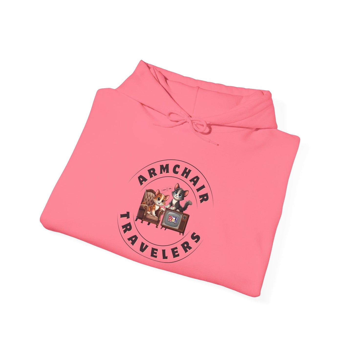 Purrr-chair Travelers - Hooded Sweatshirt (5 light colors)