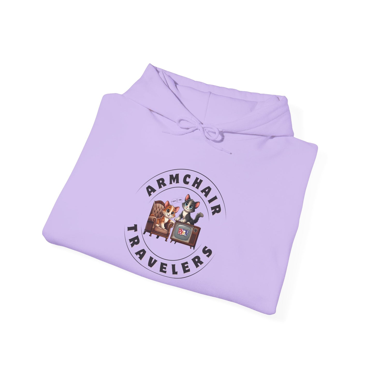 Purrr-chair Travelers - Hooded Sweatshirt (5 light colors)