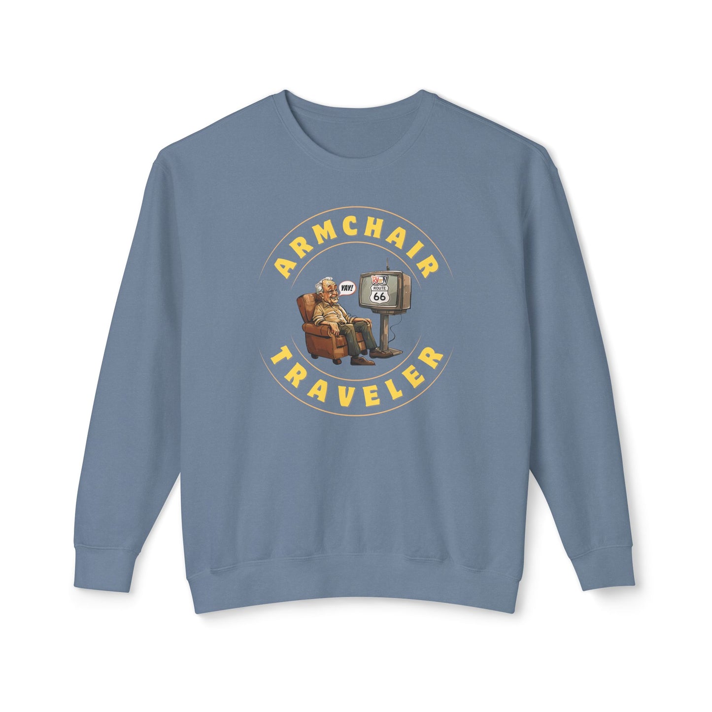 Armchair Traveler Grandpa - Sweatshirt (new design)