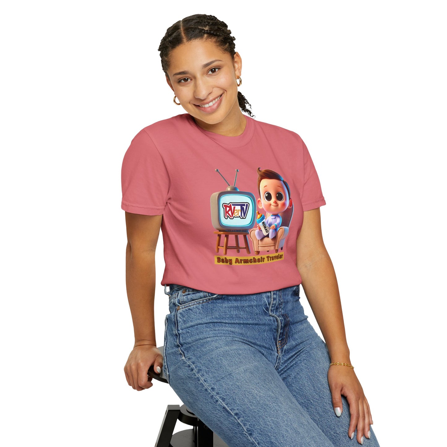 Armchair Traveler Baby - T-shirt (original design)