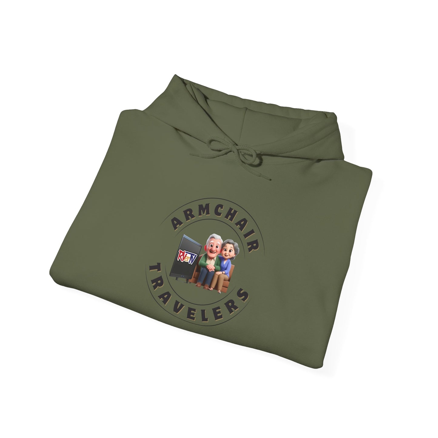 Armchair Travelers Couple - Sweatshirt Hoodie (new design)