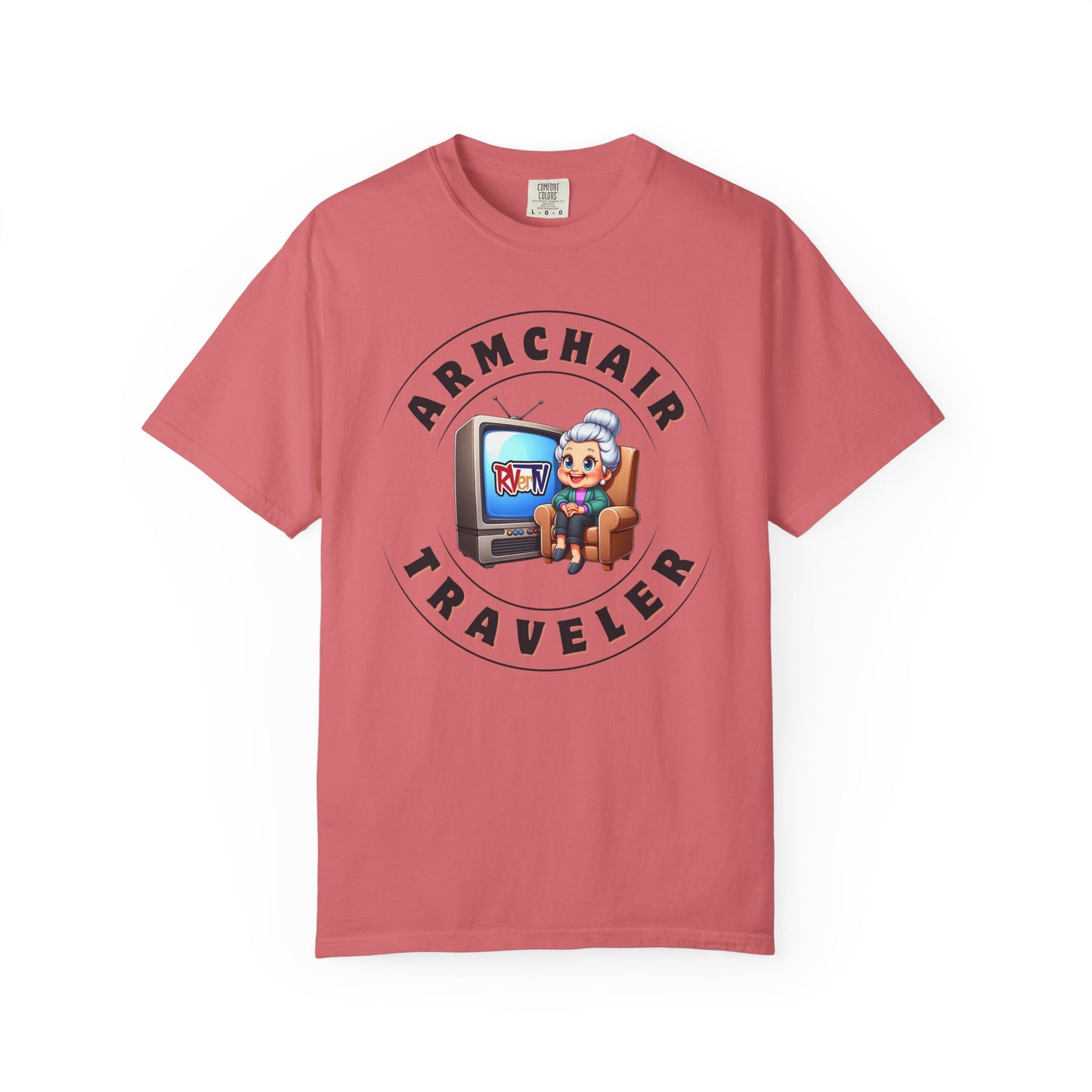 Armchair Traveler Grannie - T-shirt (new design)
