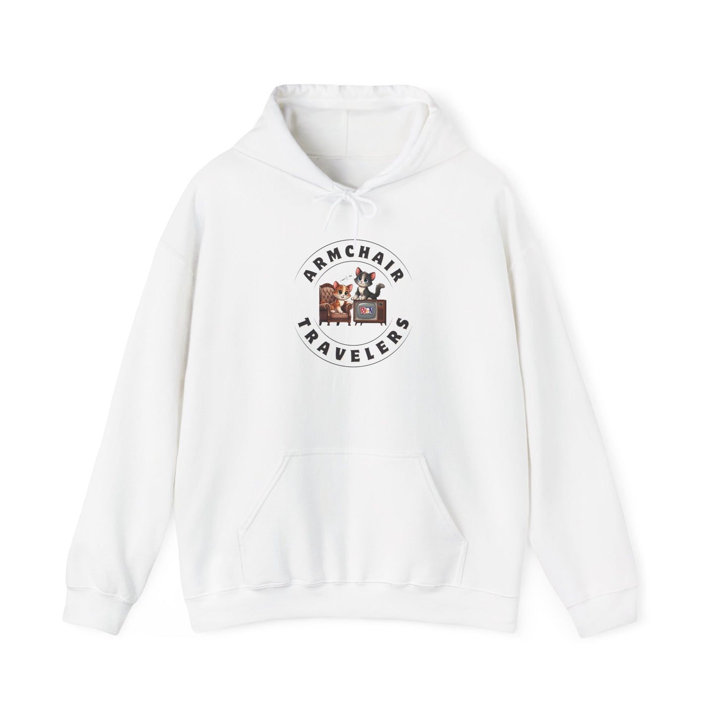 Purrr-chair Travelers - Hooded Sweatshirt (5 light colors)