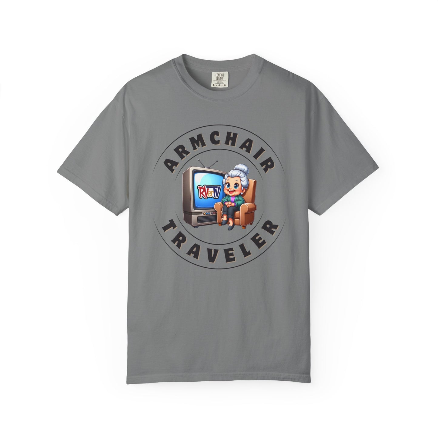 Armchair Traveler Grannie - T-shirt (new design)