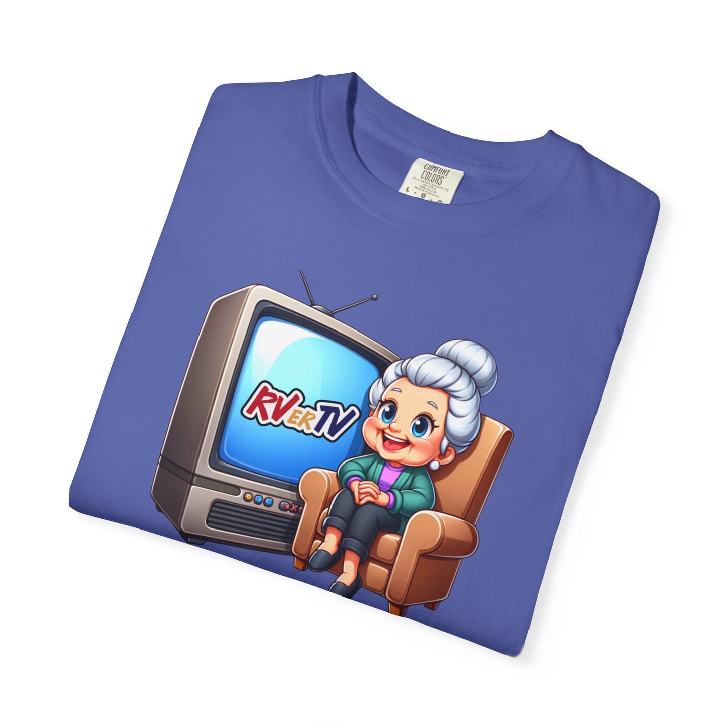 Armchair Traveler Grannie - T-shirt (original design)