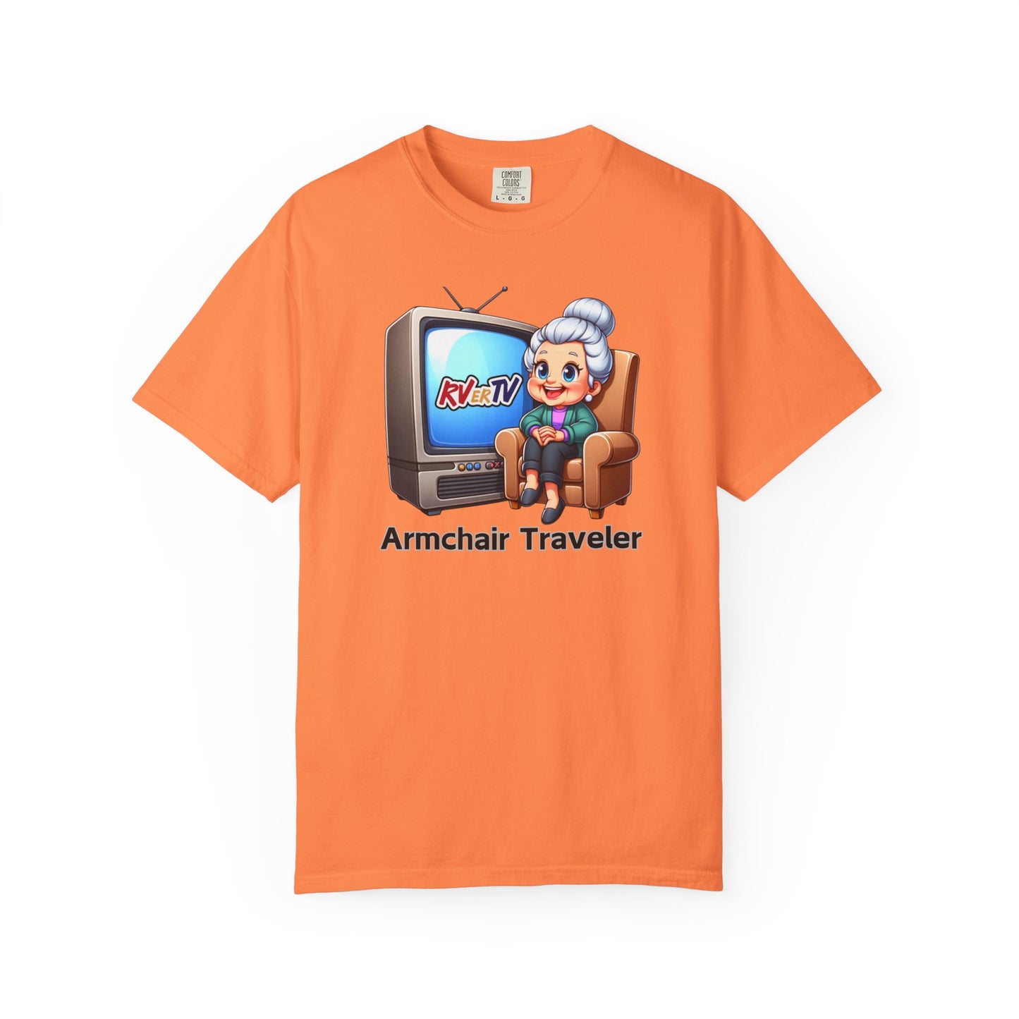 Armchair Traveler Grannie - T-shirt (original design)