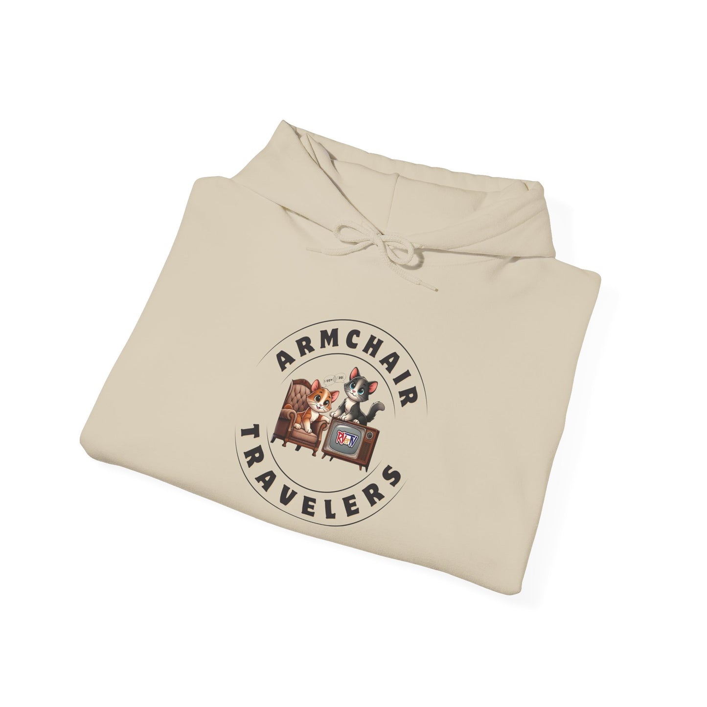 Purrr-chair Travelers - Hooded Sweatshirt (5 light colors)