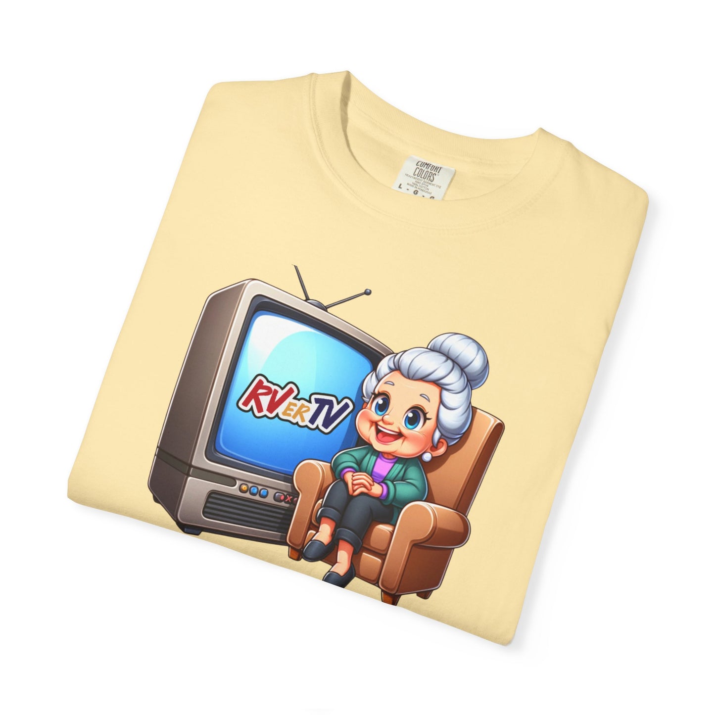 Armchair Traveler Grannie - T-shirt (original design)