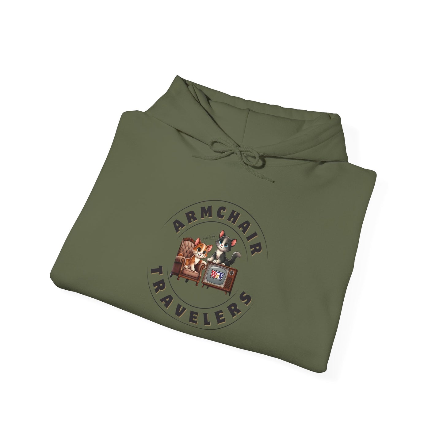 Purrr-chair Travelers - Hooded Sweatshirt (5 light colors)