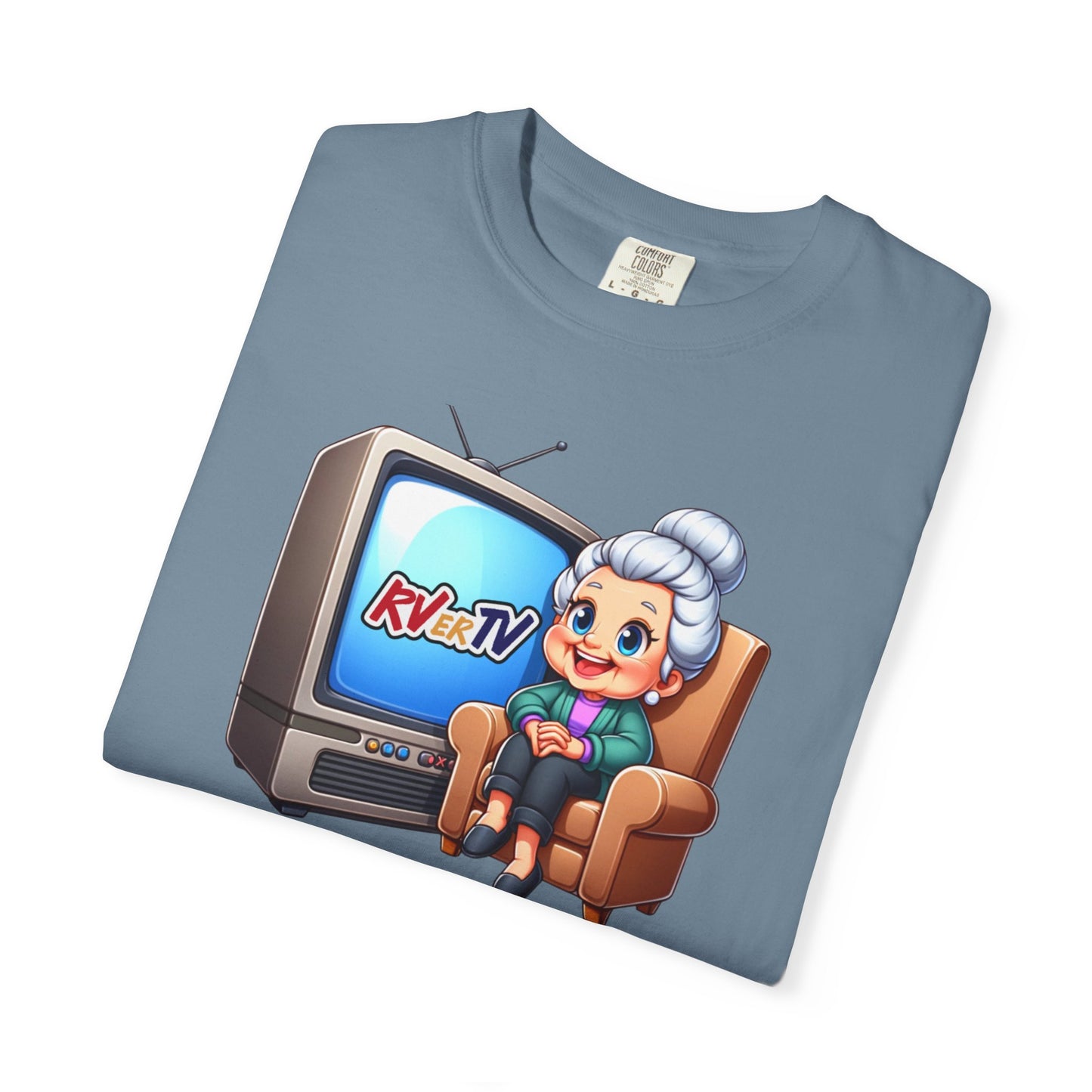 Armchair Traveler Grannie - T-shirt (original design)