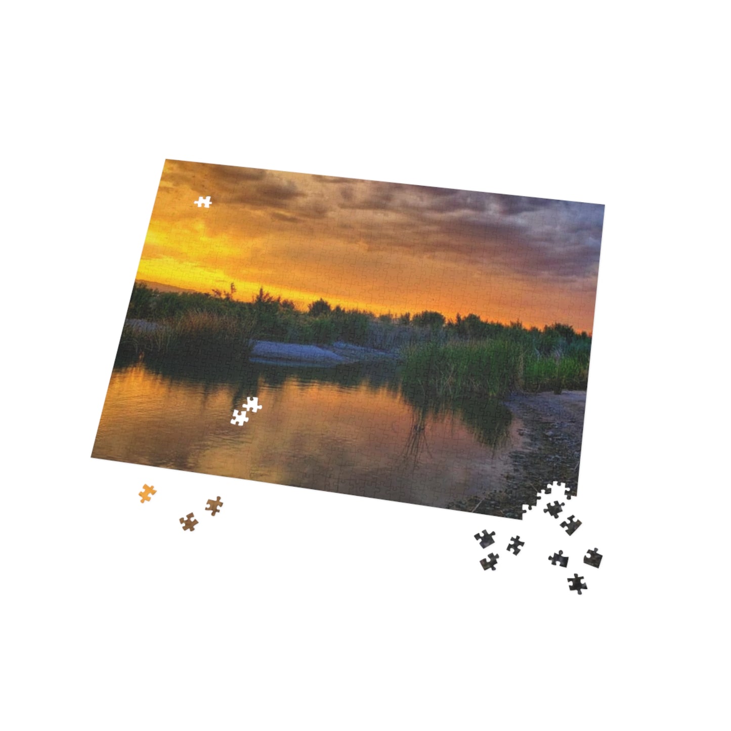 Pond Puzzle (96, 252, 500, 1000-Piece)