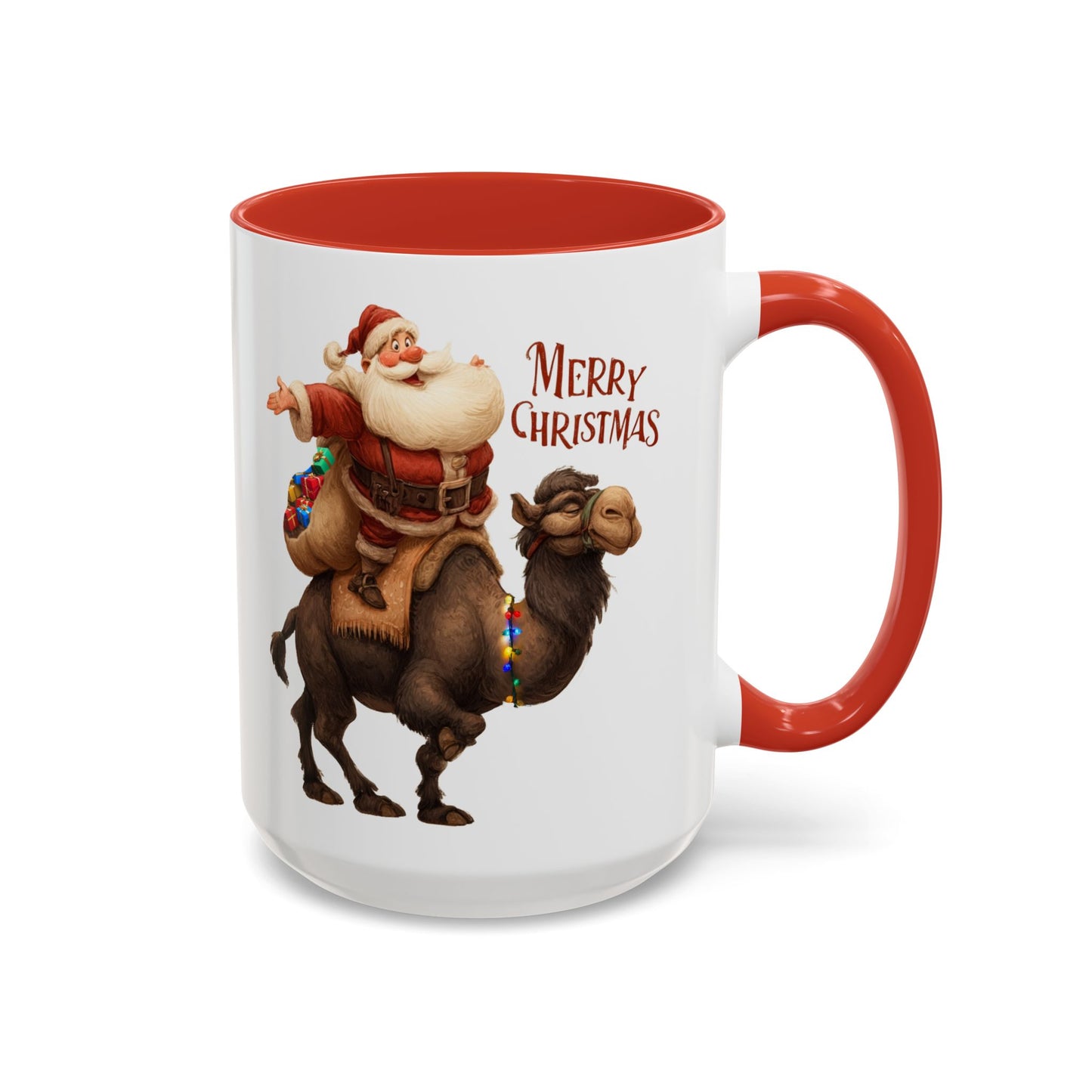 RVerTV Christmas Santa on Camel, Coffee Mug