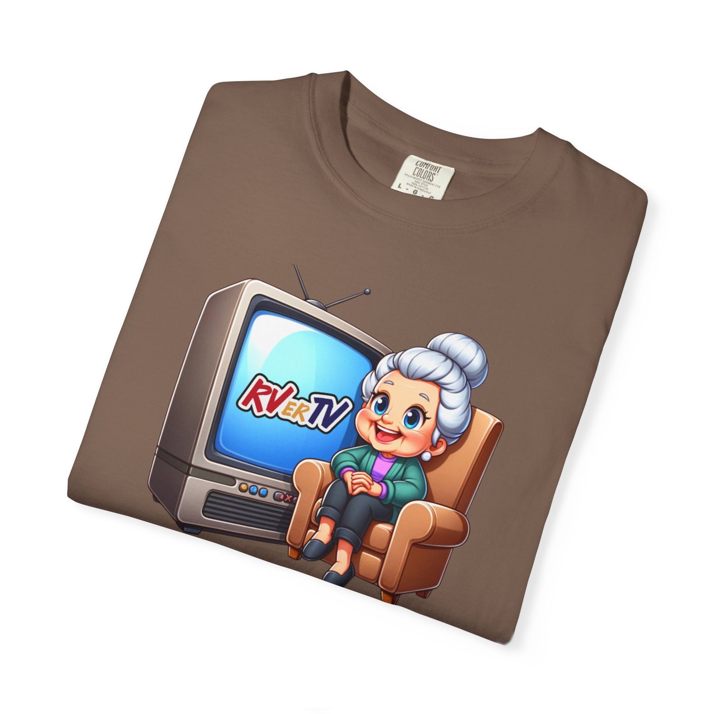 Armchair Traveler Grannie - T-shirt (original design)