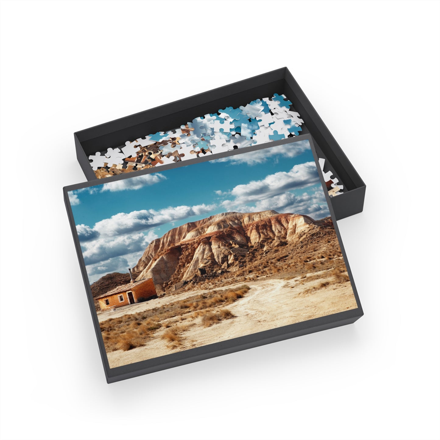 Shack by the Mountain Puzzle (96, 252, 500, 1000-Piece)