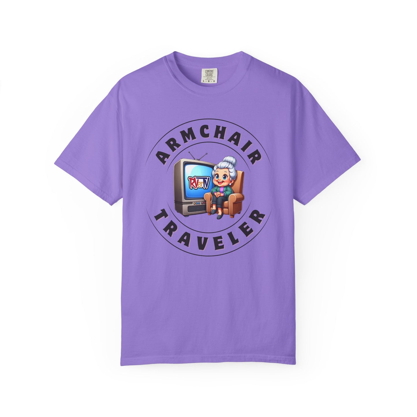 Armchair Traveler Grannie - T-shirt (new design)
