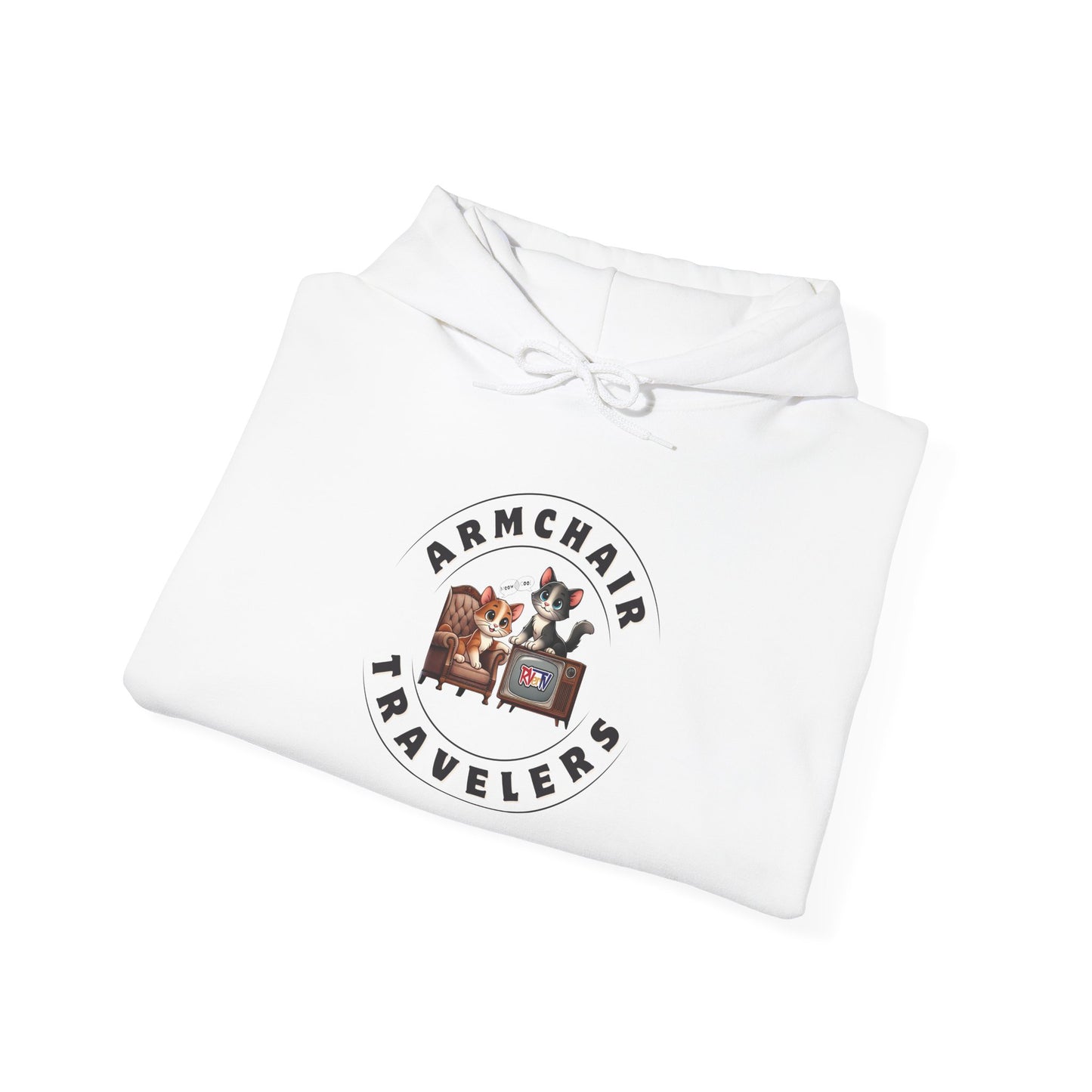 Purrr-chair Travelers - Hooded Sweatshirt (5 light colors)