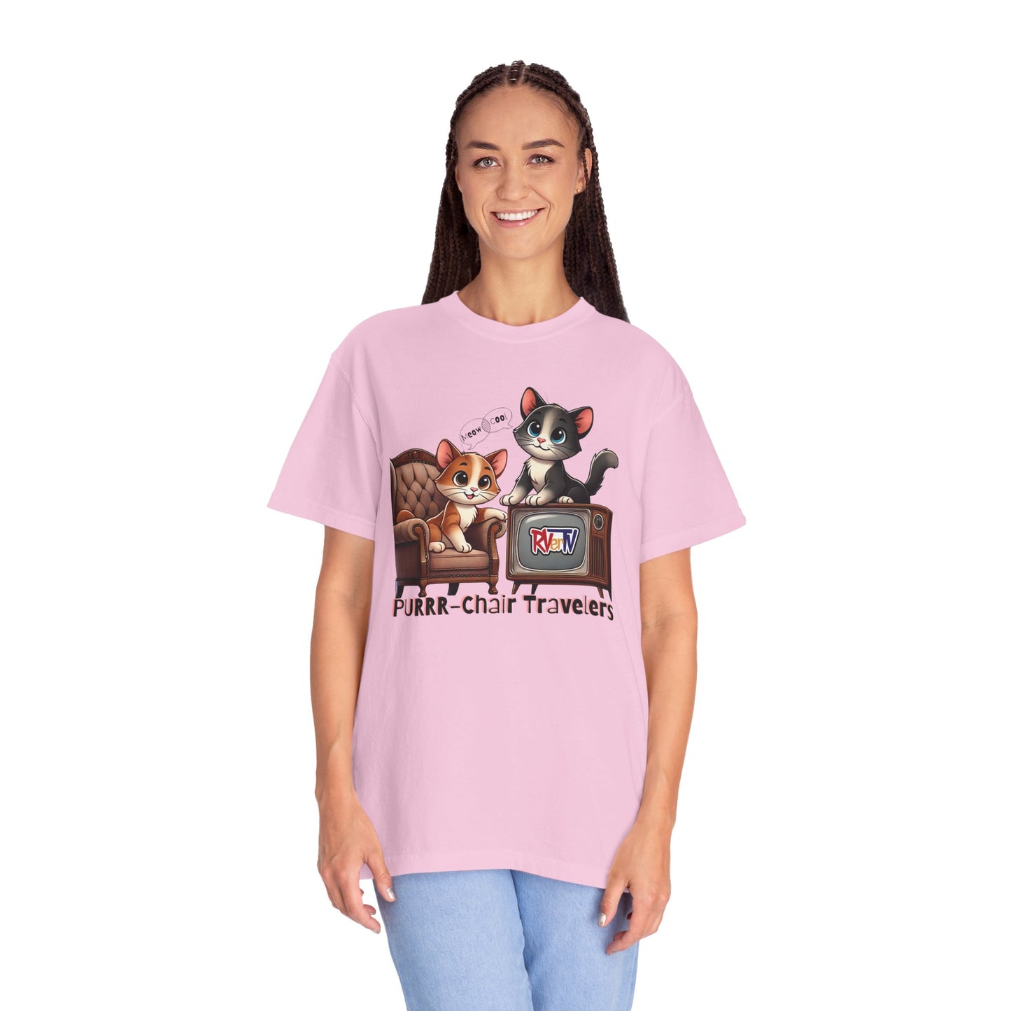 Purrr-Chair Travelers - T-shirt (original design)