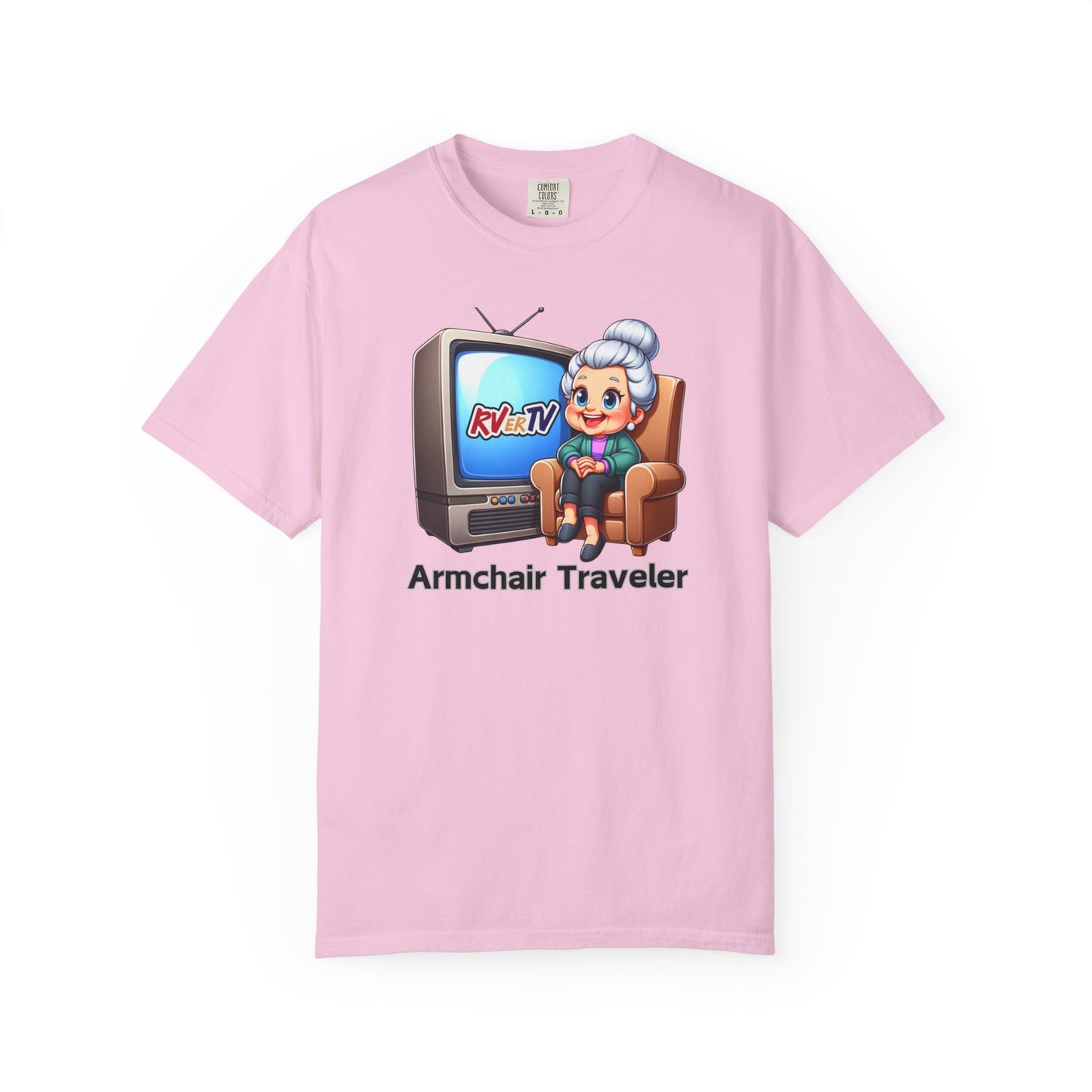 Armchair Traveler Grannie - T-shirt (original design)