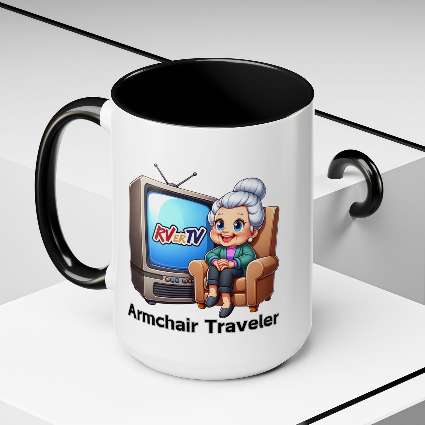 Armchair Traveler Grannie - Coffee Mug