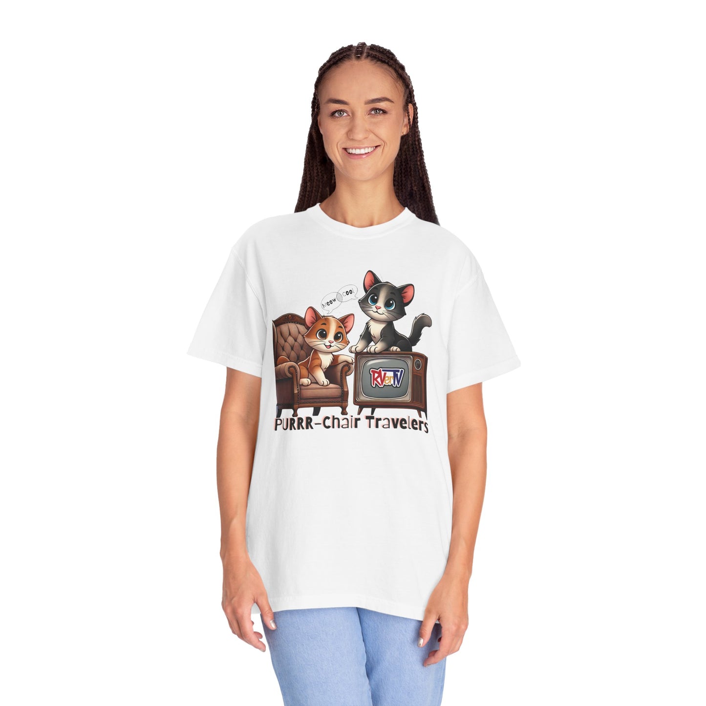 Purrr-Chair Travelers - T-shirt (original design)