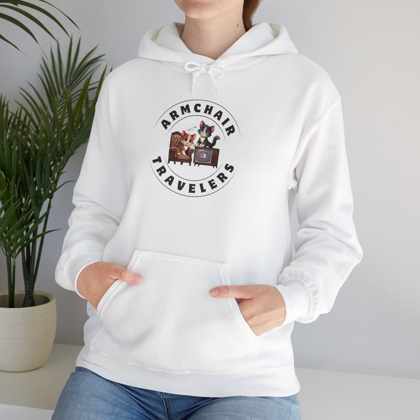 Purrr-chair Travelers - Hooded Sweatshirt (5 light colors)