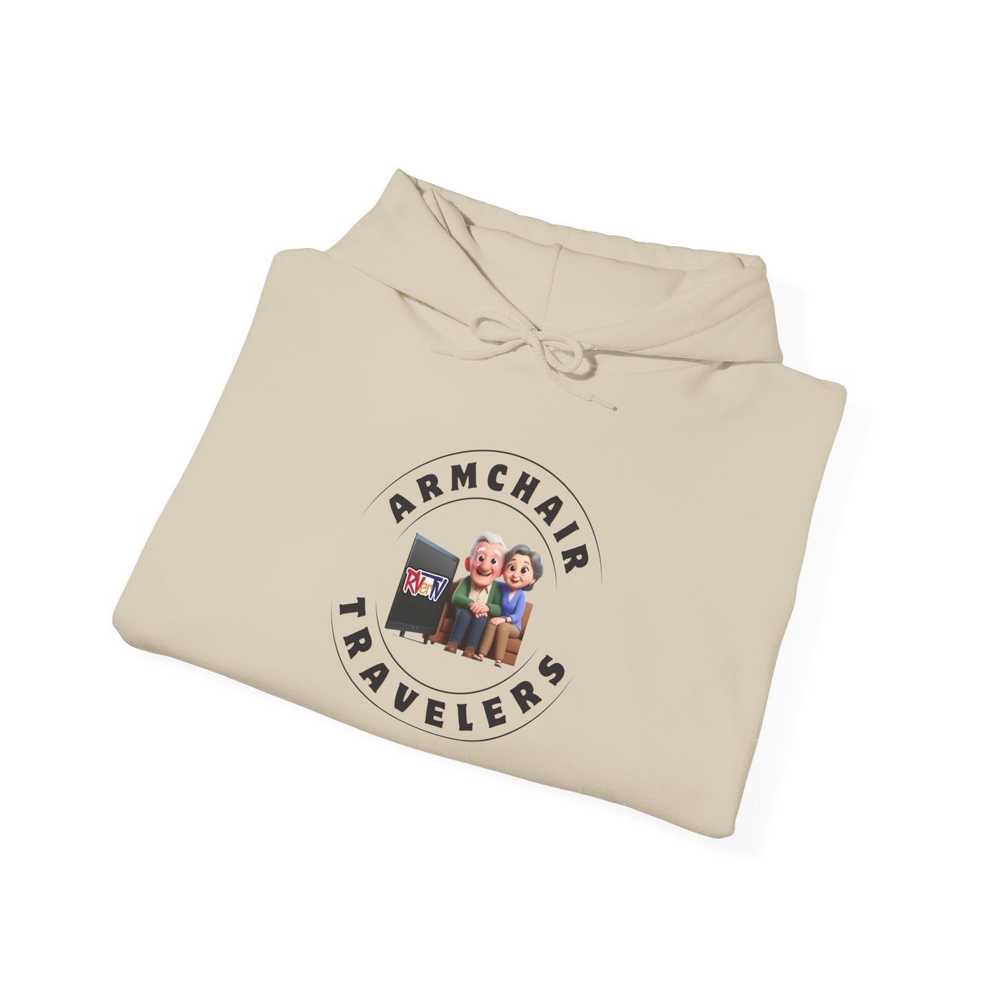 Armchair Travelers Couple - Sweatshirt Hoodie (new design)