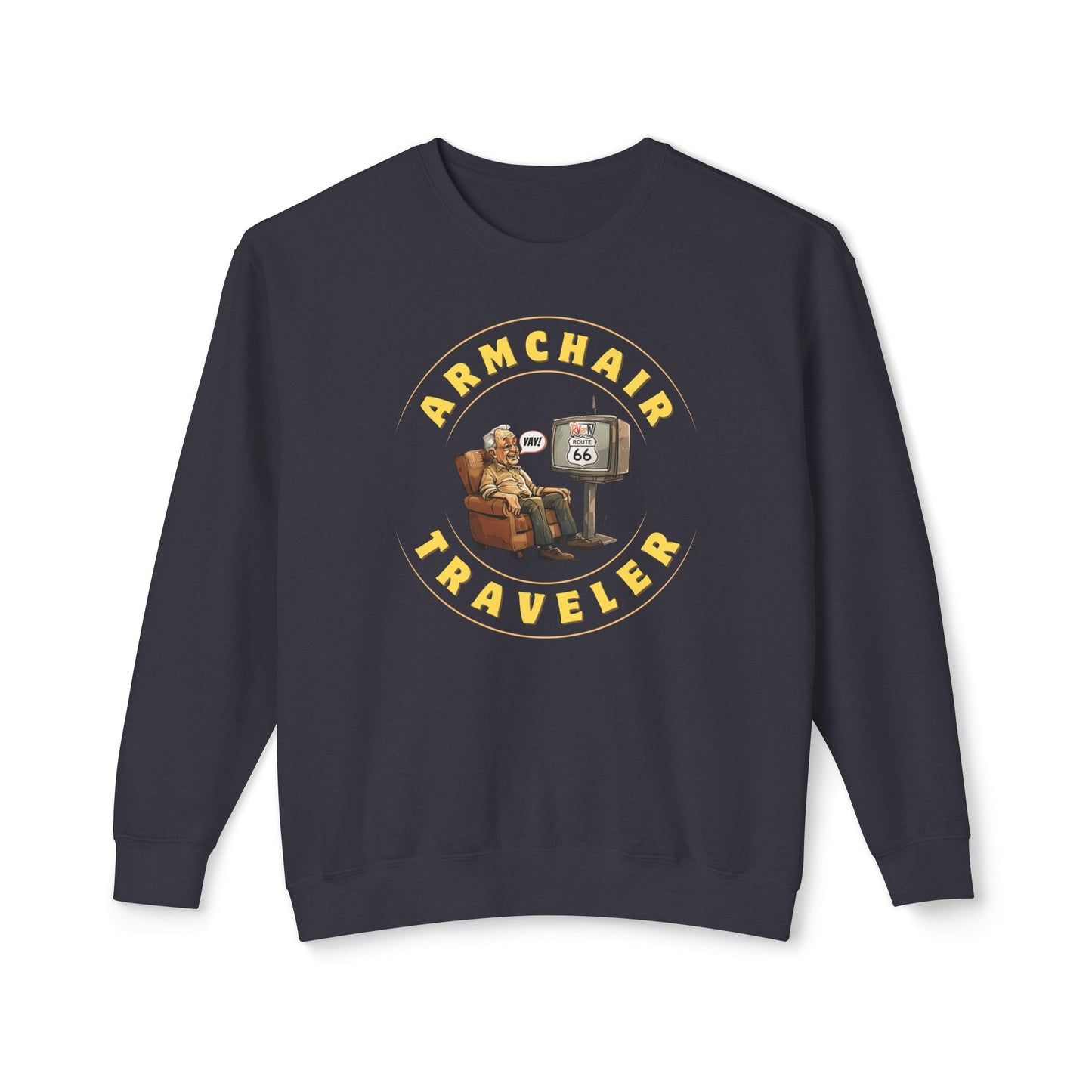 Armchair Traveler Grandpa - Sweatshirt (new design)