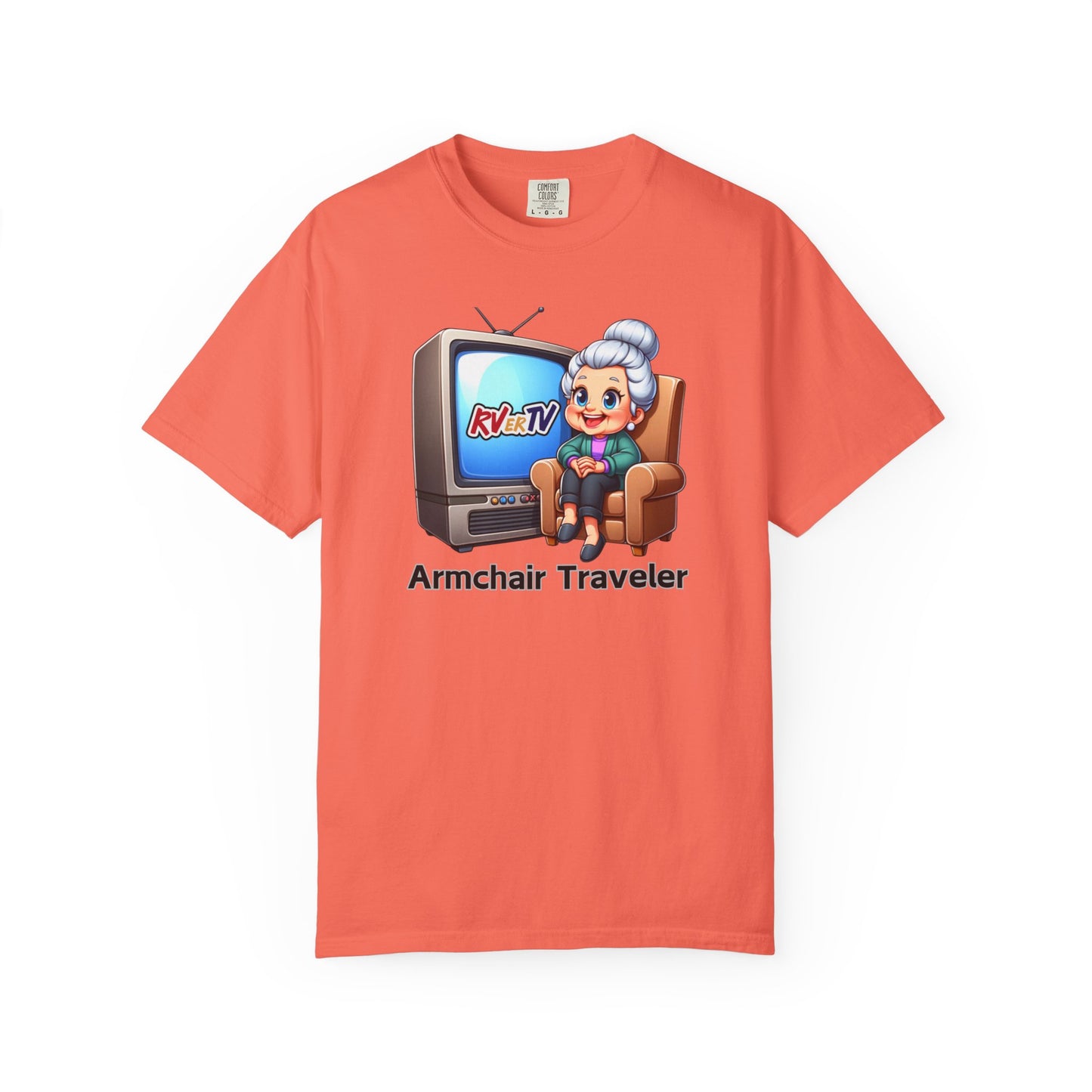 Armchair Traveler Grannie - T-shirt (original design)