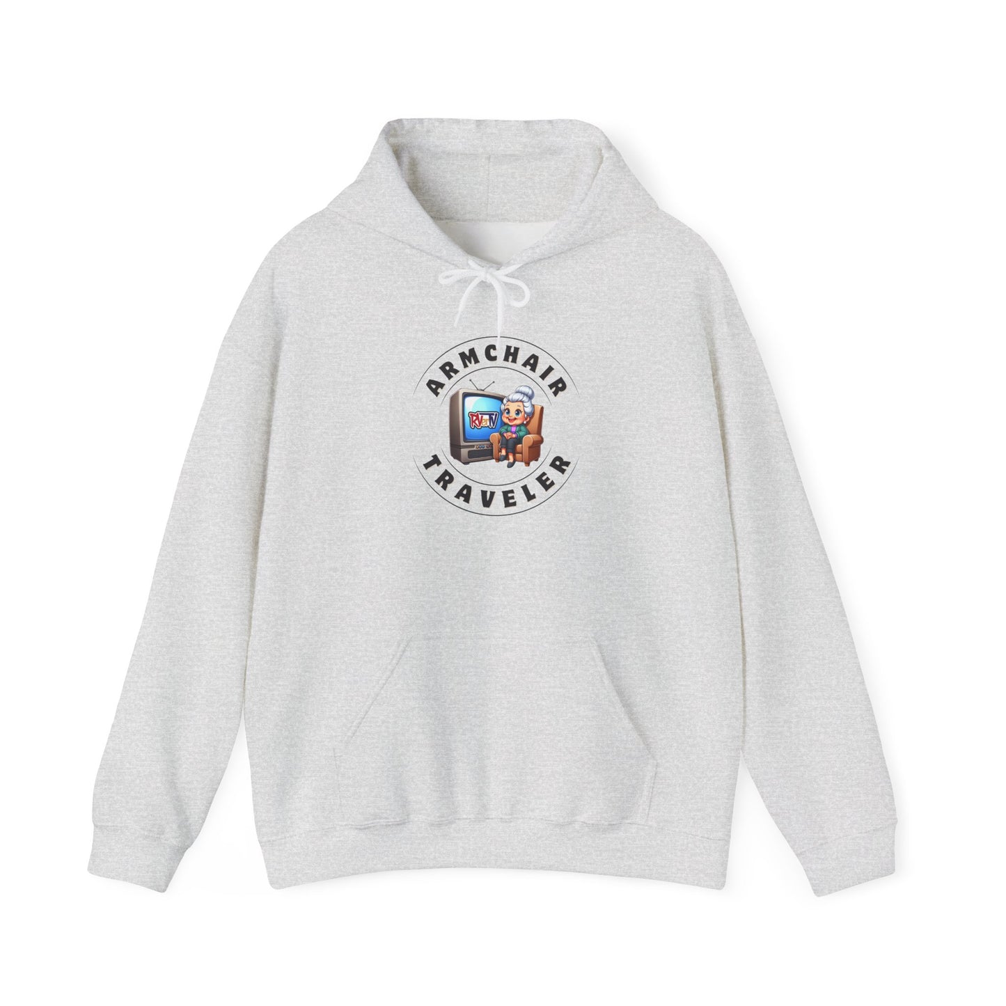 Armchair Traveler Grannie - Hoodie Sweatshirt (new design)