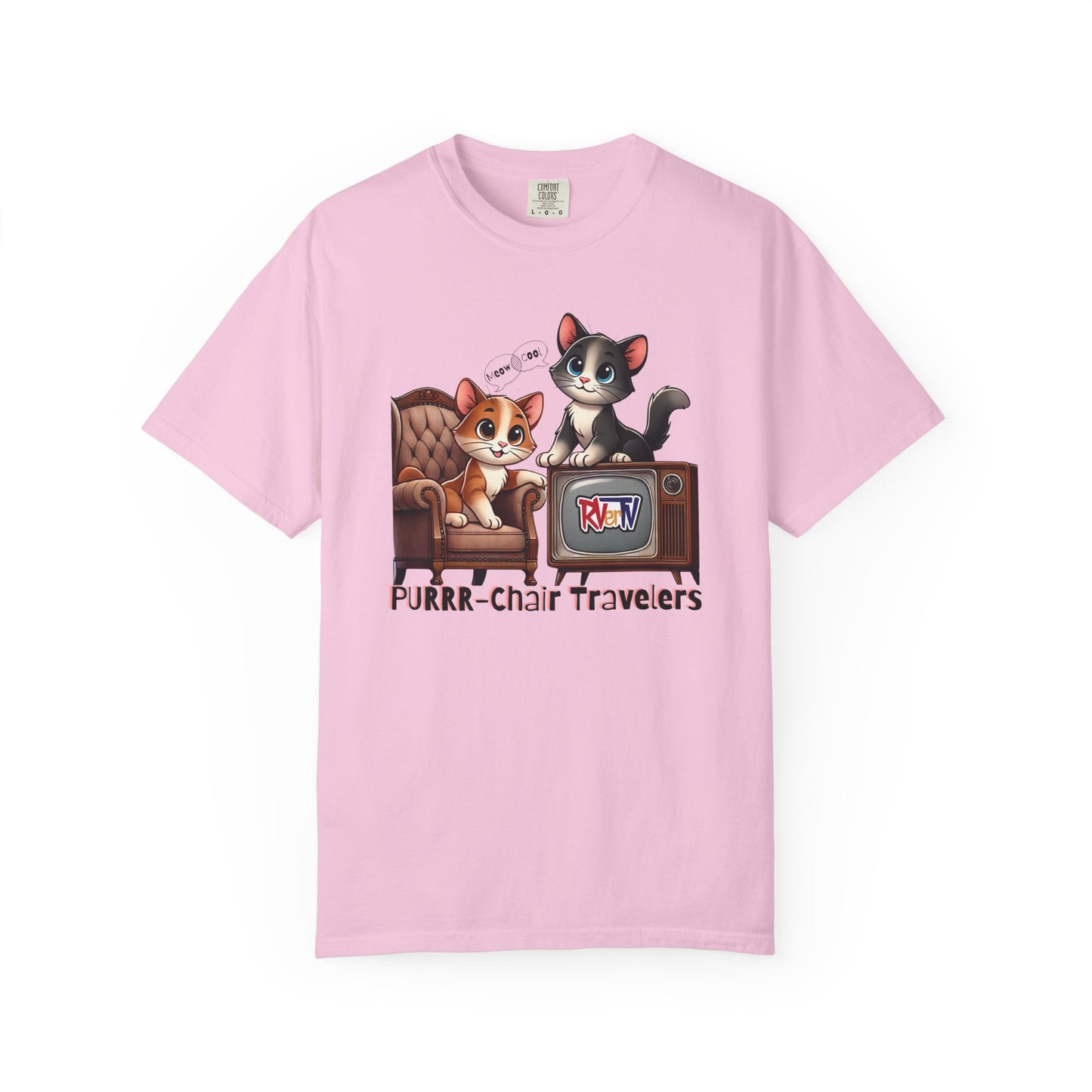 Purrr-Chair Travelers - T-shirt (original design)
