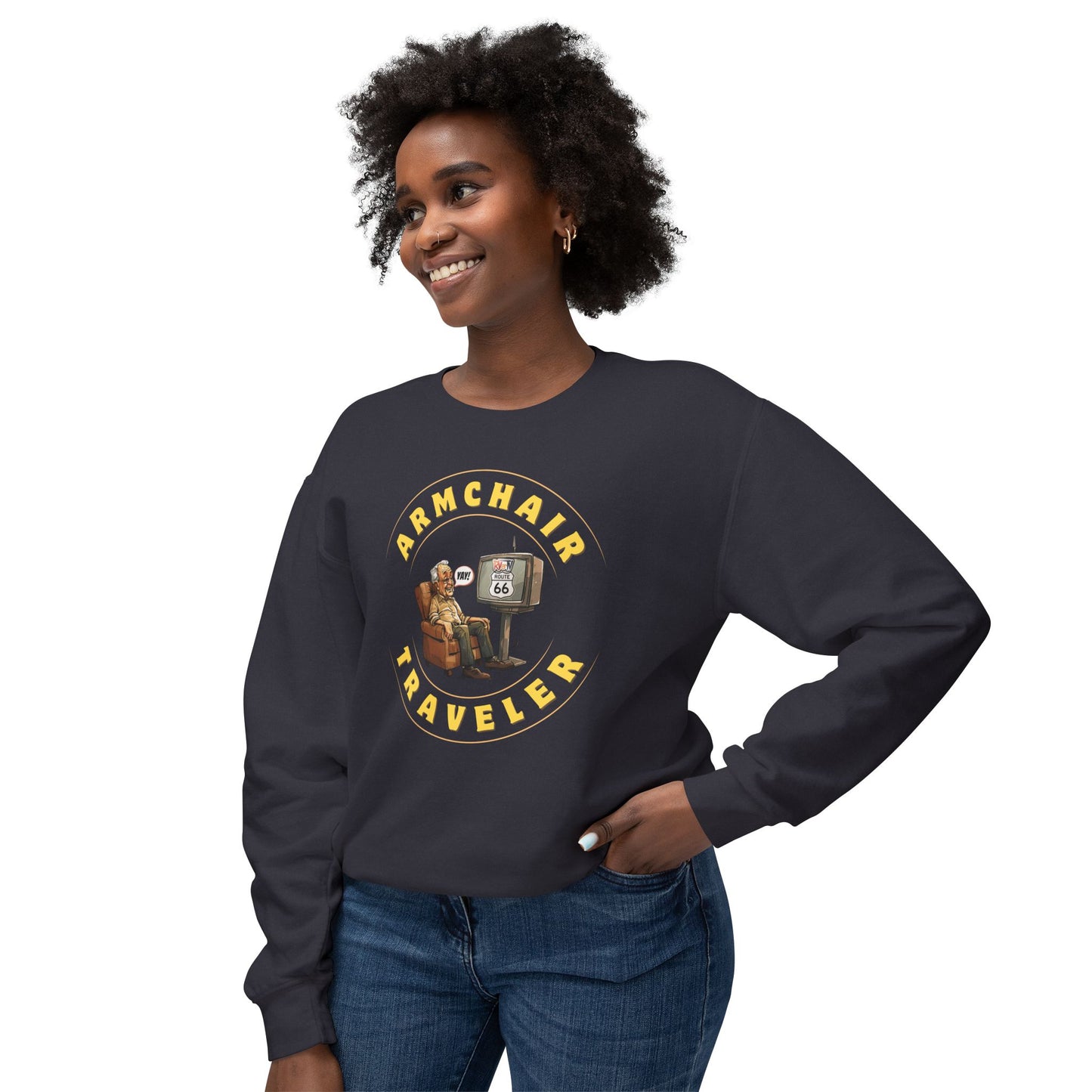 Armchair Traveler Grandpa - Sweatshirt (new design)