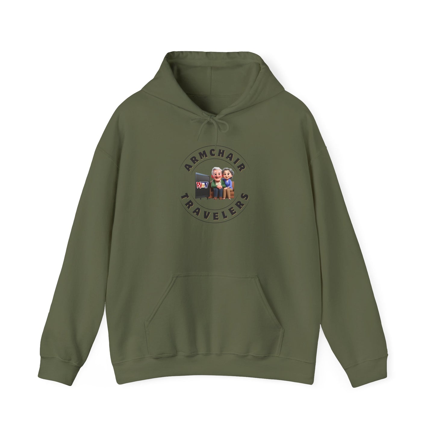 Armchair Travelers Couple - Sweatshirt Hoodie (new design)