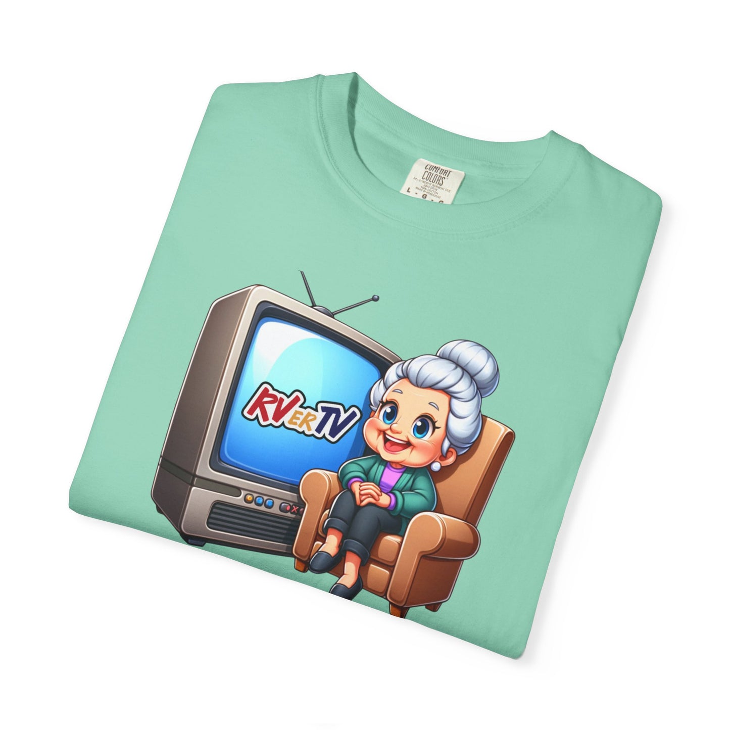 Armchair Traveler Grannie - T-shirt (original design)