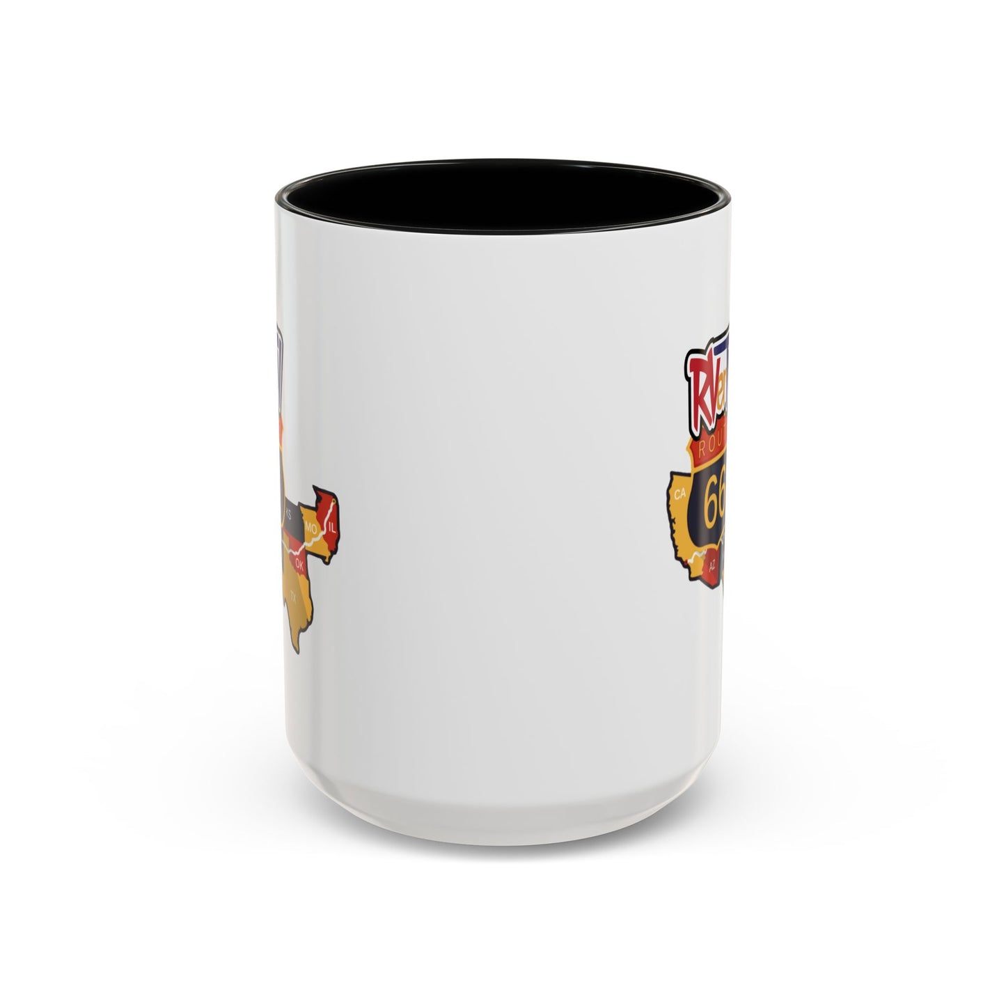 RVerTV with Route 66 Map - Coffee Mug
