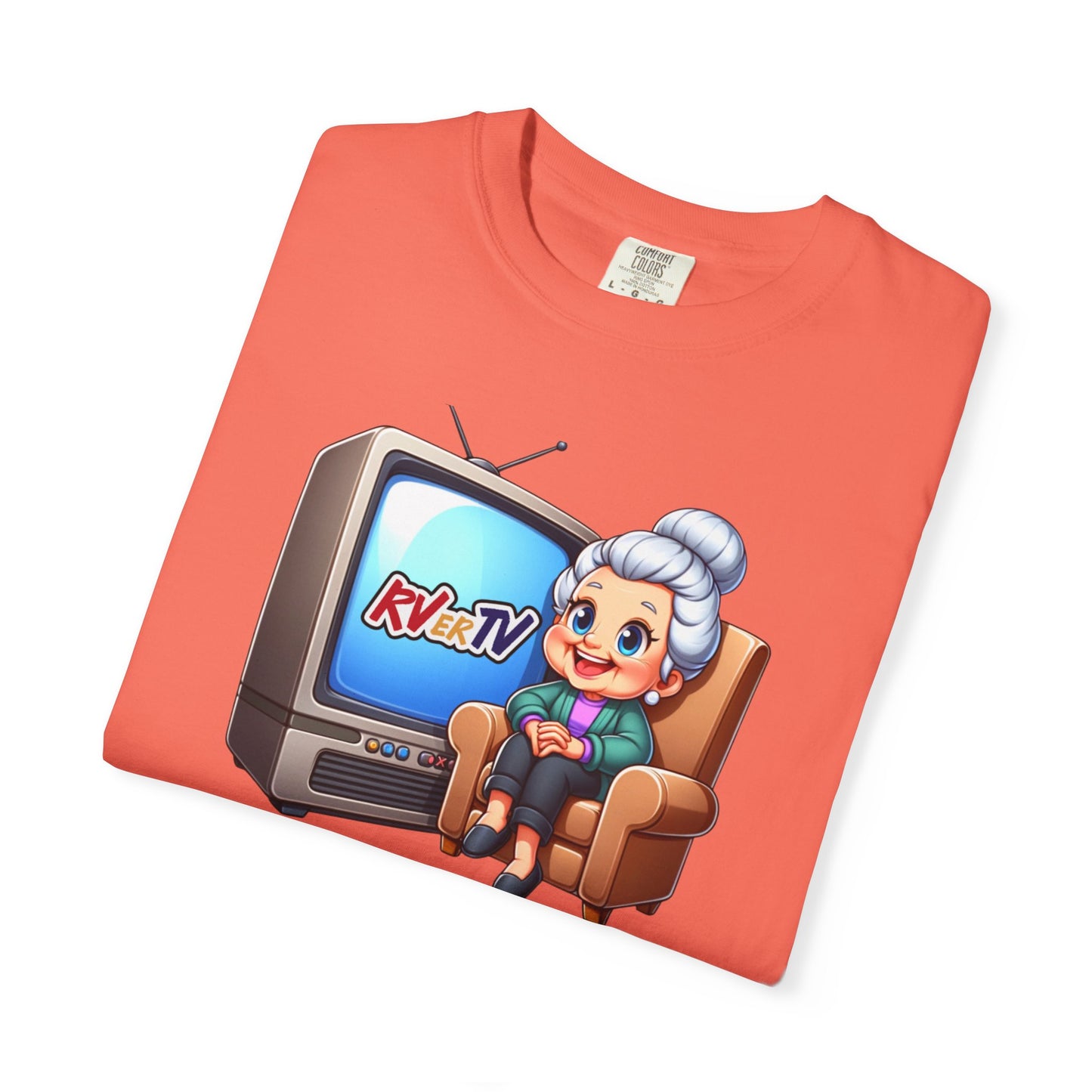 Armchair Traveler Grannie - T-shirt (original design)