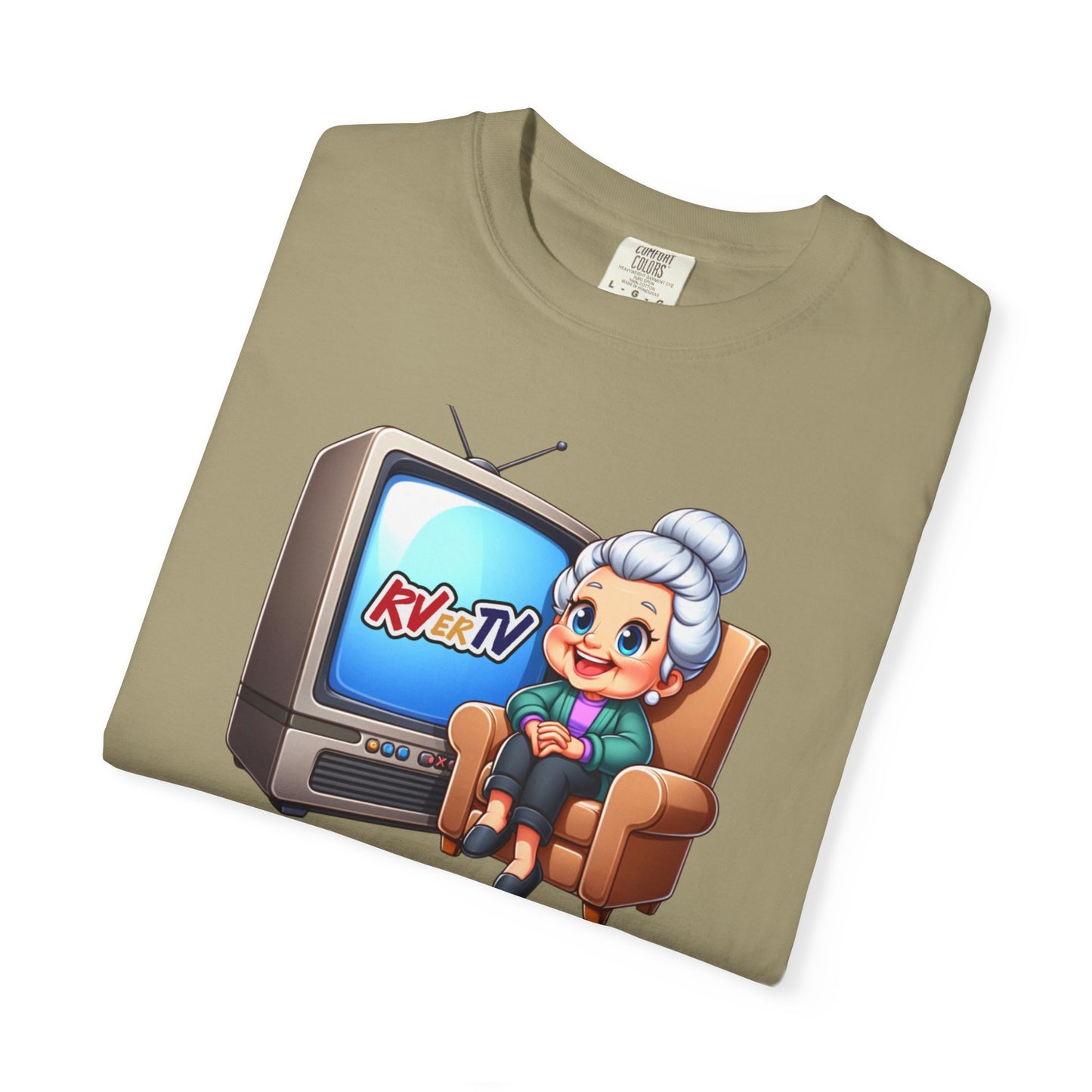 Armchair Traveler Grannie - T-shirt (original design)