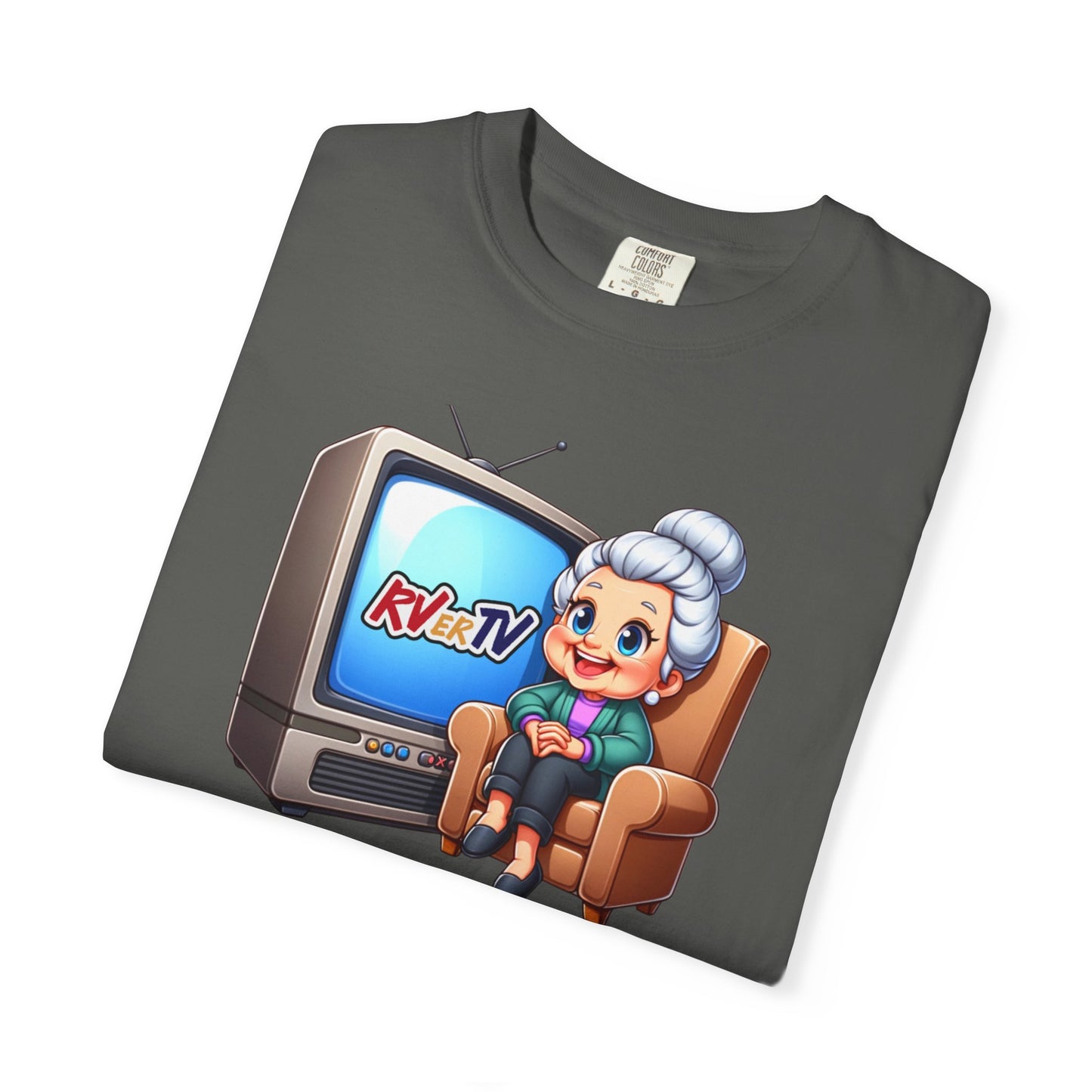 Armchair Traveler Grannie - T-shirt (original design)