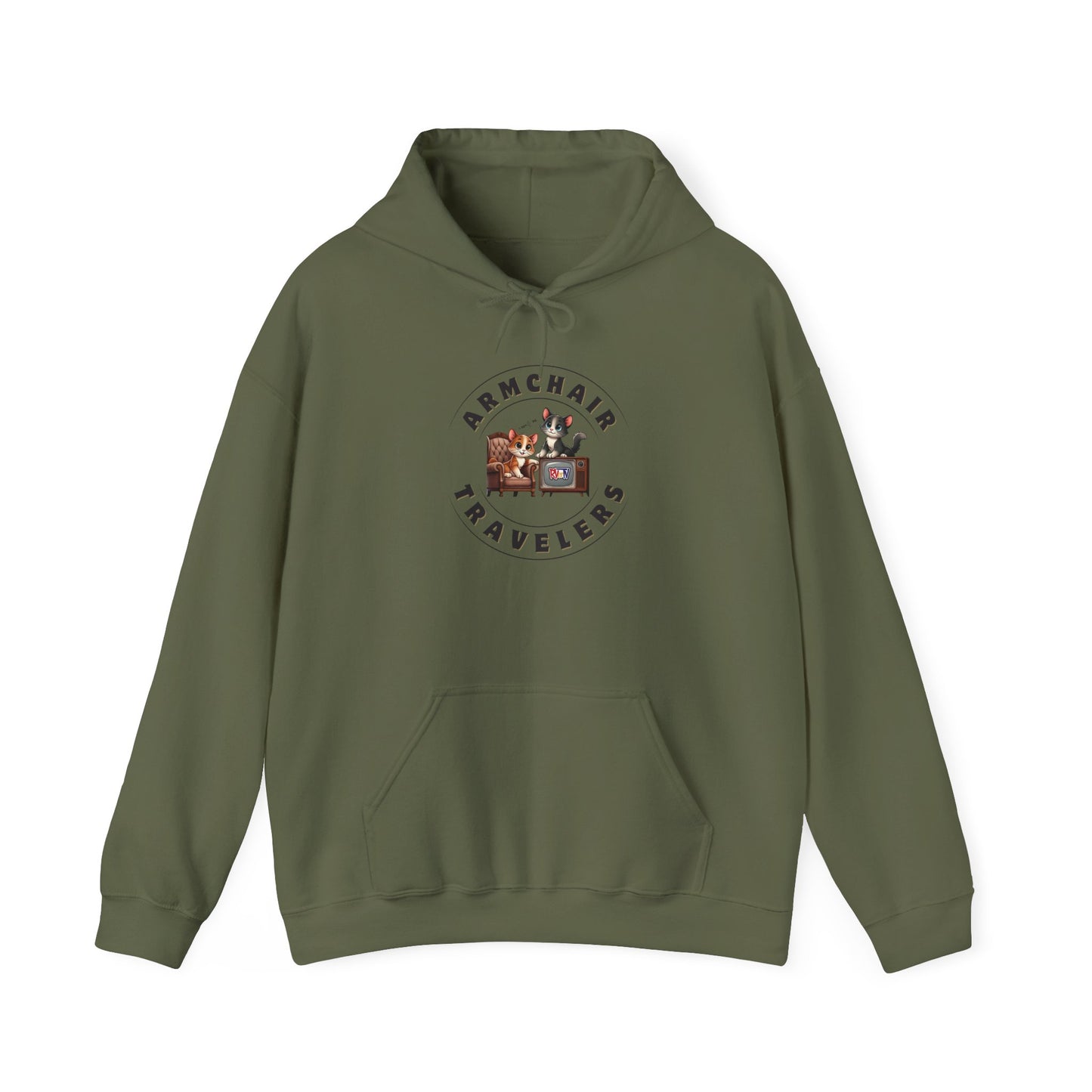 Purrr-chair Travelers - Hooded Sweatshirt (5 light colors)