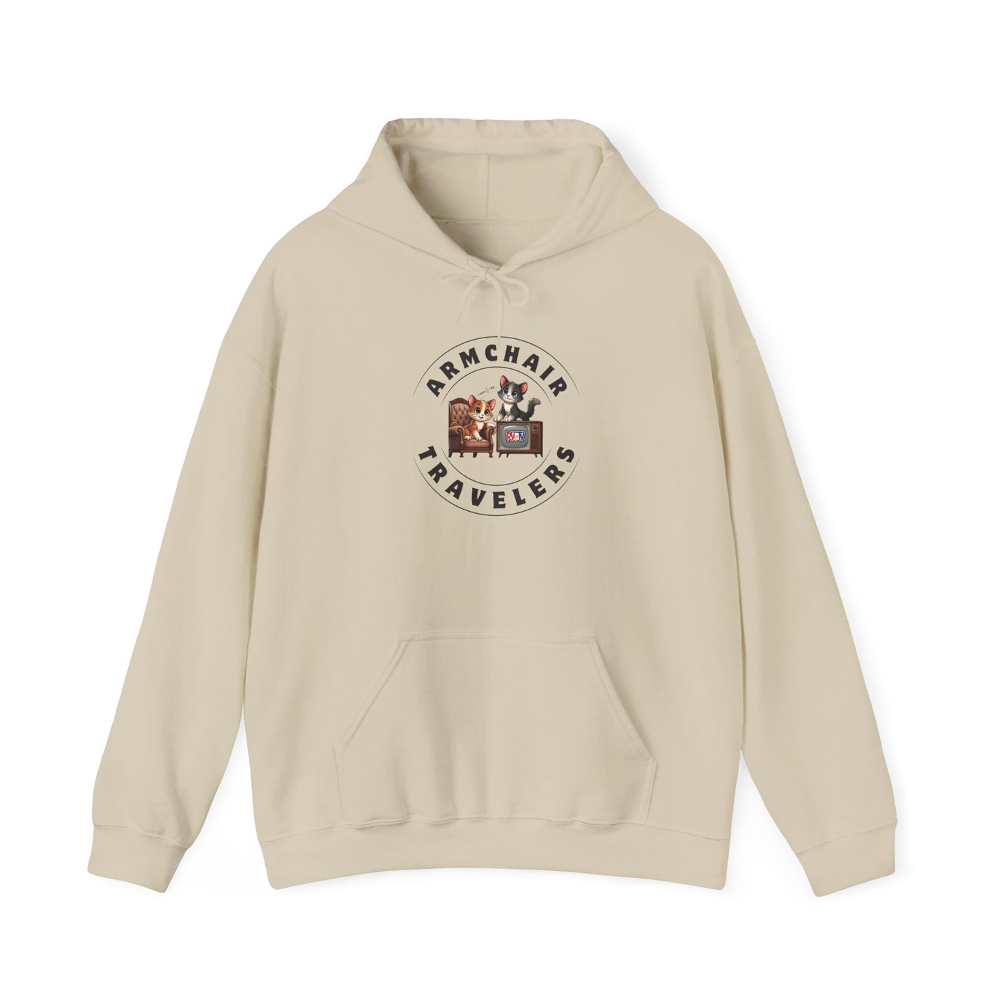 Purrr-chair Travelers - Hooded Sweatshirt (5 light colors)