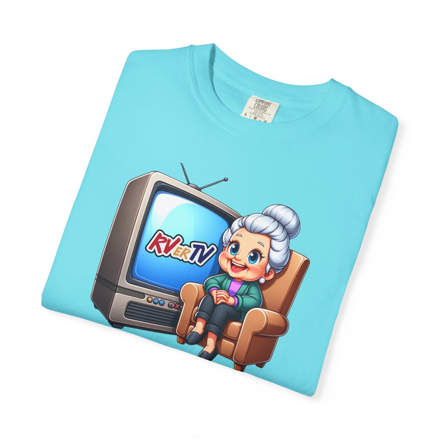Armchair Traveler Grannie - T-shirt (original design)
