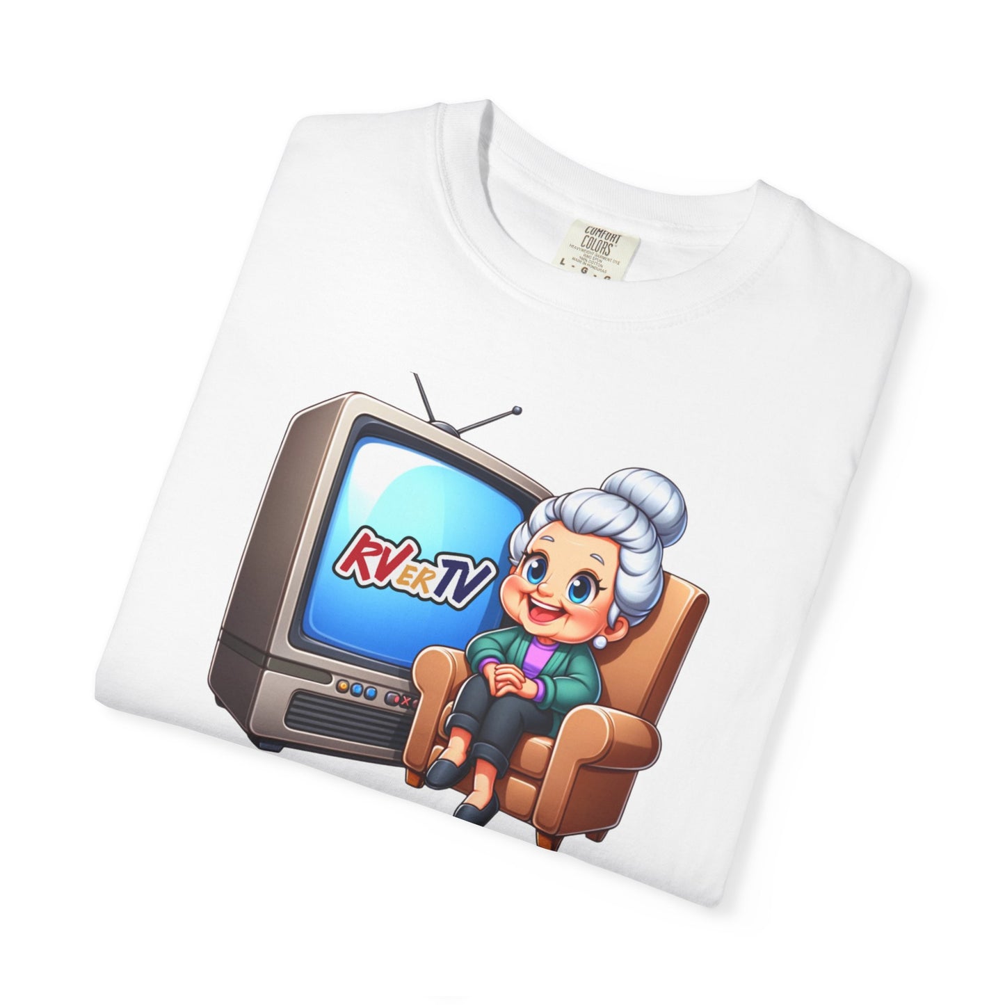 Armchair Traveler Grannie - T-shirt (original design)