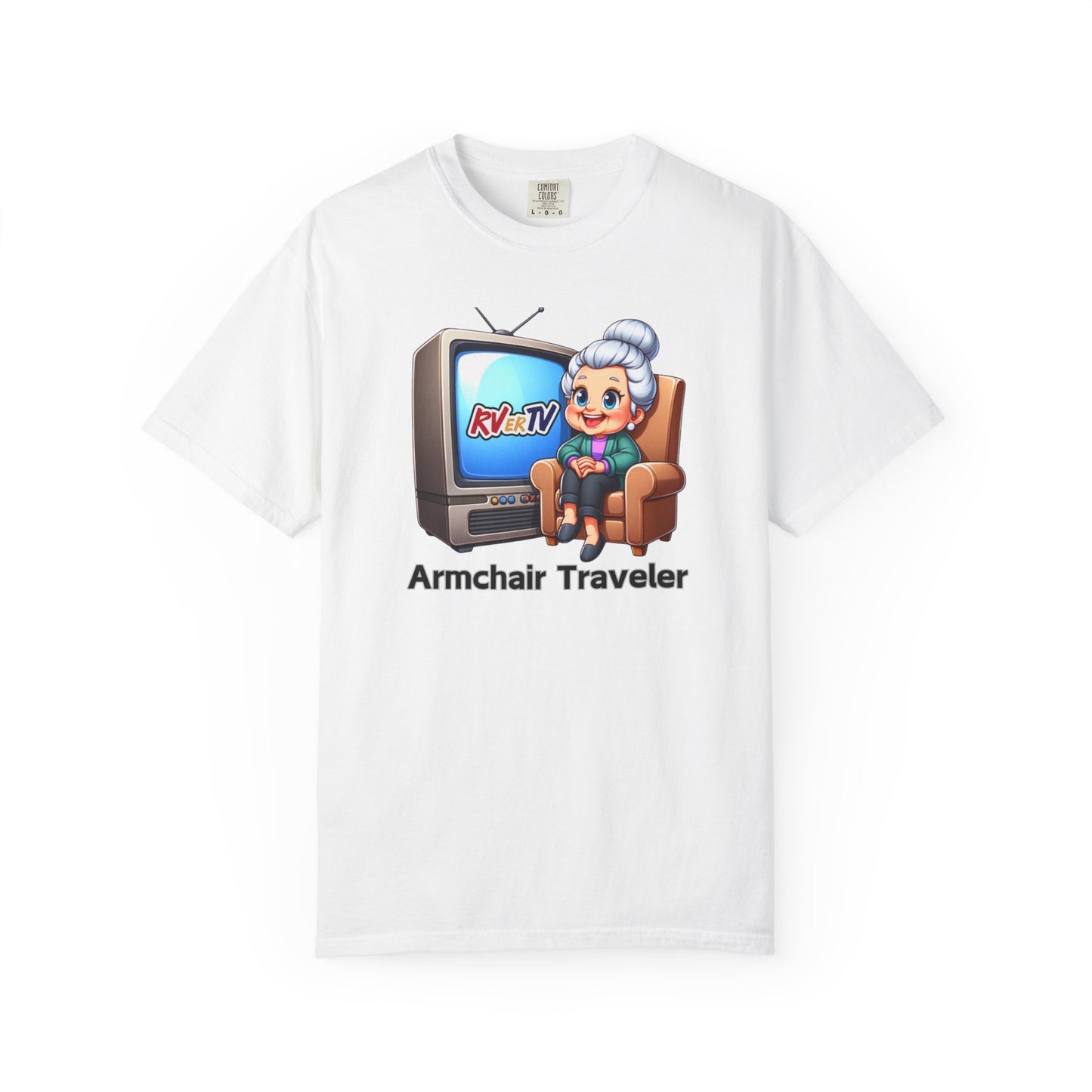 Armchair Traveler Grannie - T-shirt (original design)