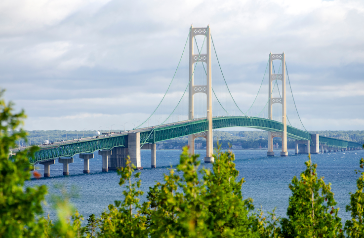 The Mackinac Bridge: The Longest Suspension Bridge in Michigan
