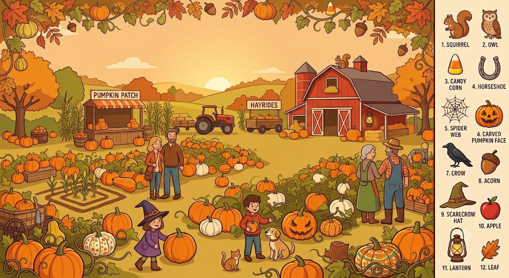 The Great Pumpkin Patch Hidden Object Puzzle