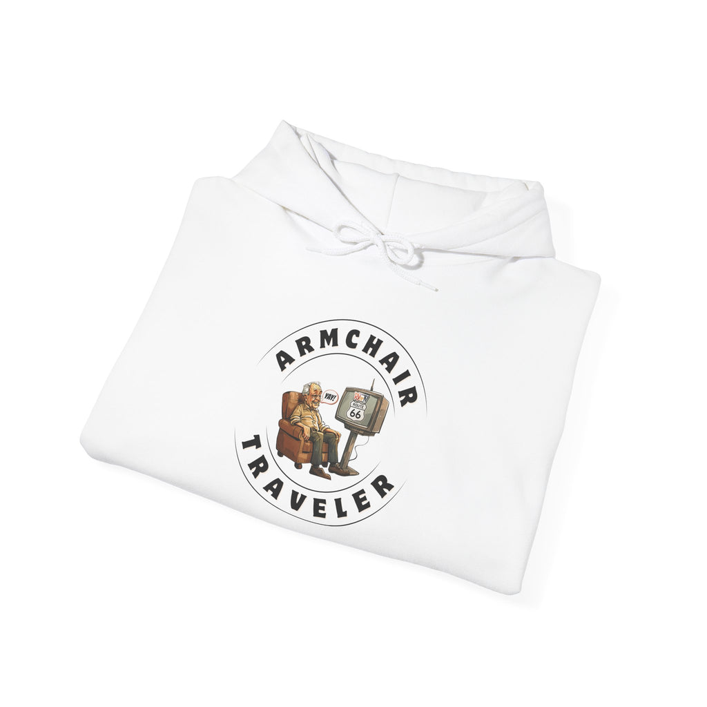 Armchair Traveler Grandpa - Hooded Sweatshirt (new design