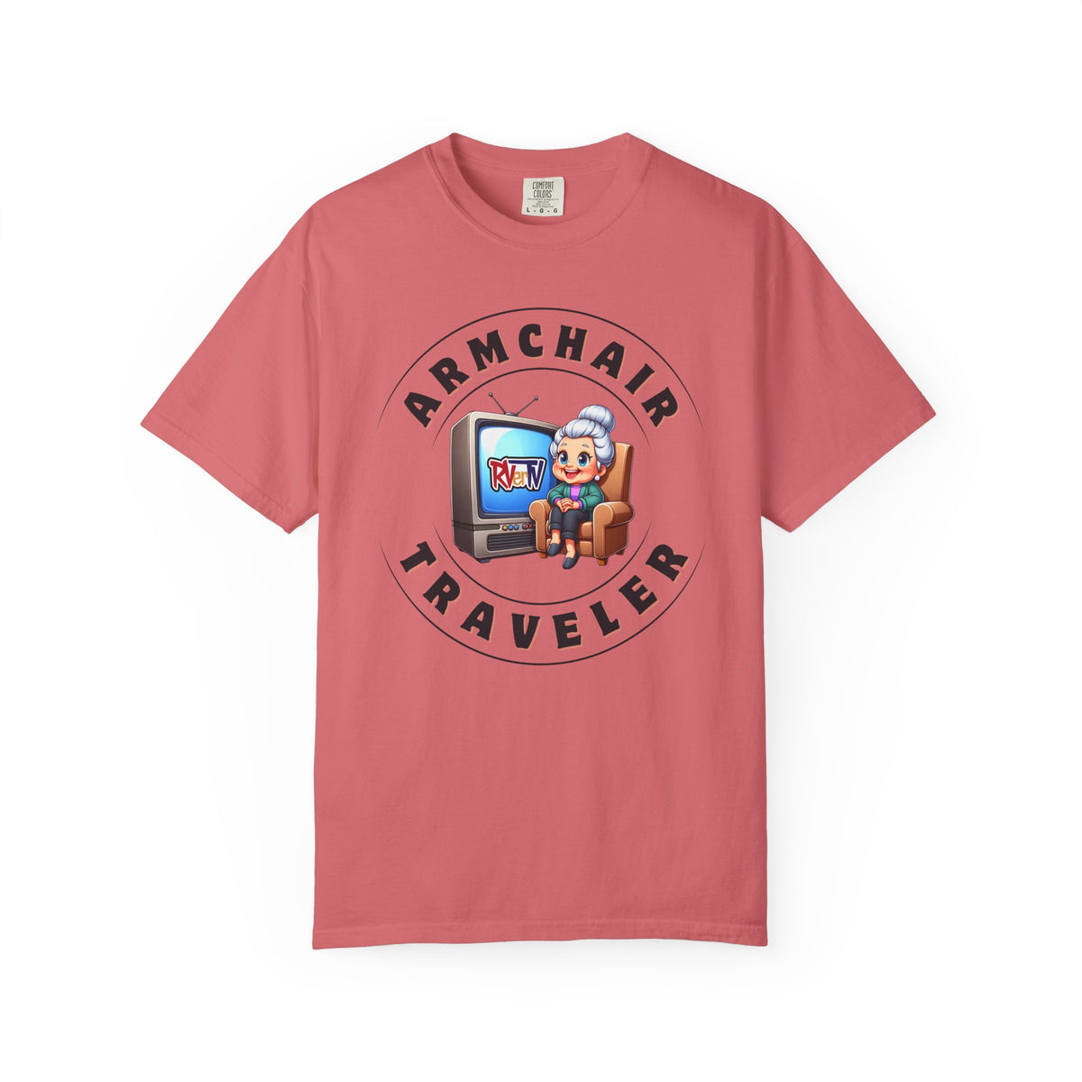 Armchair Traveler Grannie - T-shirt (new design)